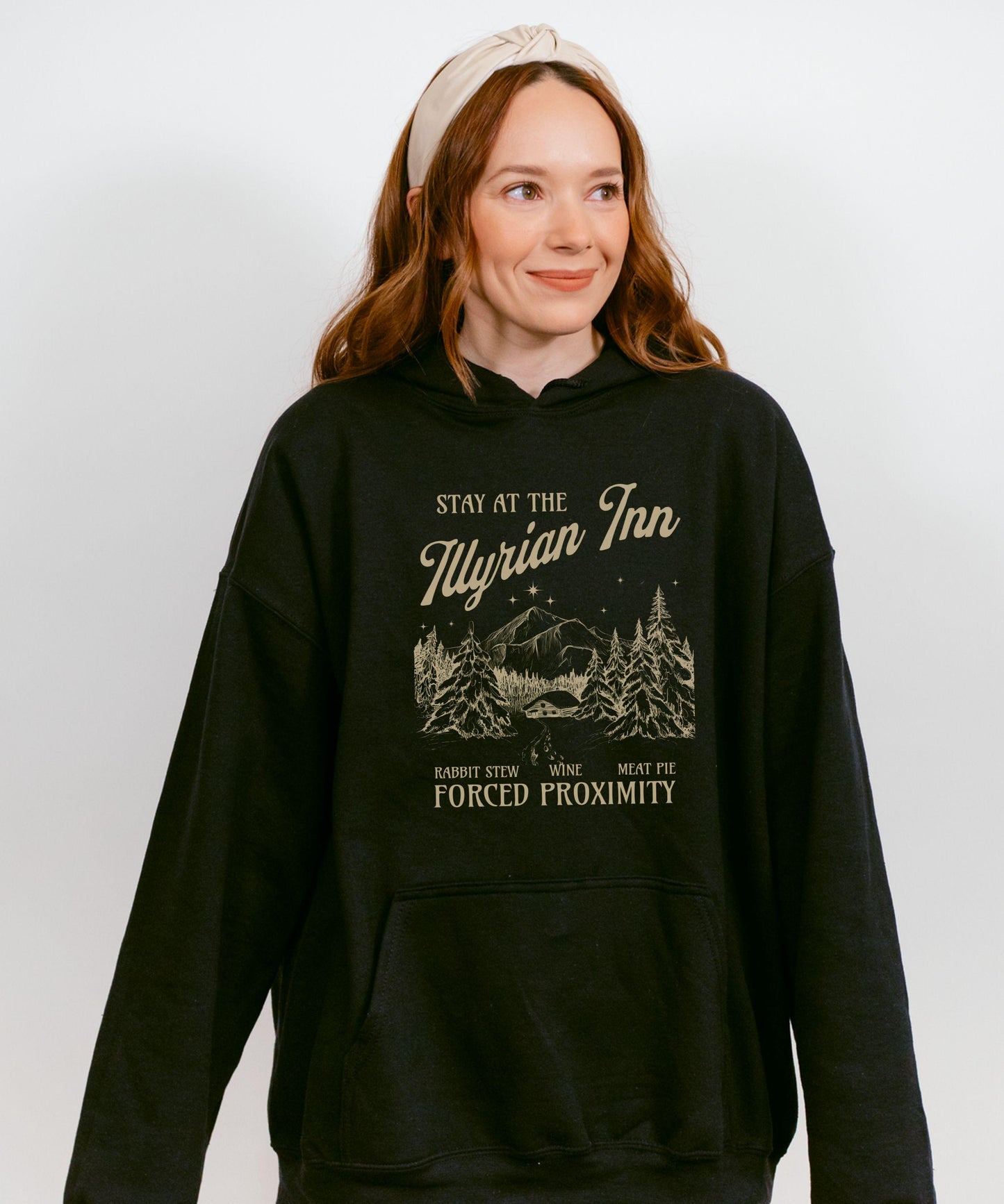 Illyrian Inn Hoodie Officially Licensed SJM ACOTAR Sweatshirt, ACOMAF Hoodie Rhysand Feyre Night Court Velaris Sweatshirt Sarah J Mass Merch