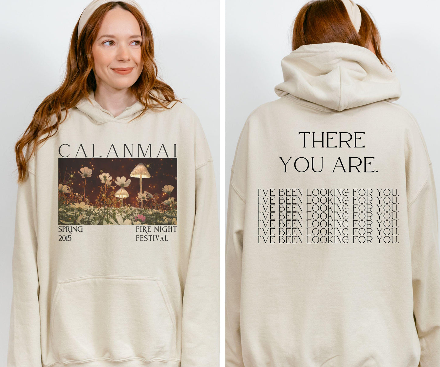 Calanmai Fire Night Festival Hoodie, Officially Licensed SJM Merch, ACOTAR Sweatshirt Rhysand There You Are, Sarah J Maas ACOTAR Merch