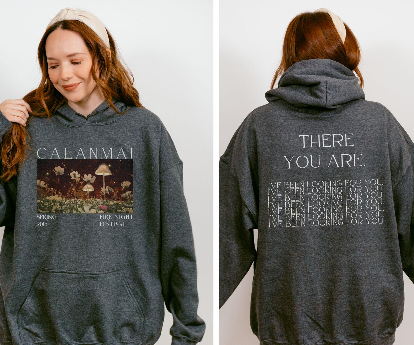 Calanmai Fire Night Festival Hoodie, Officially Licensed SJM Merch, ACOTAR Sweatshirt Rhysand There You Are, Sarah J Maas ACOTAR Merch