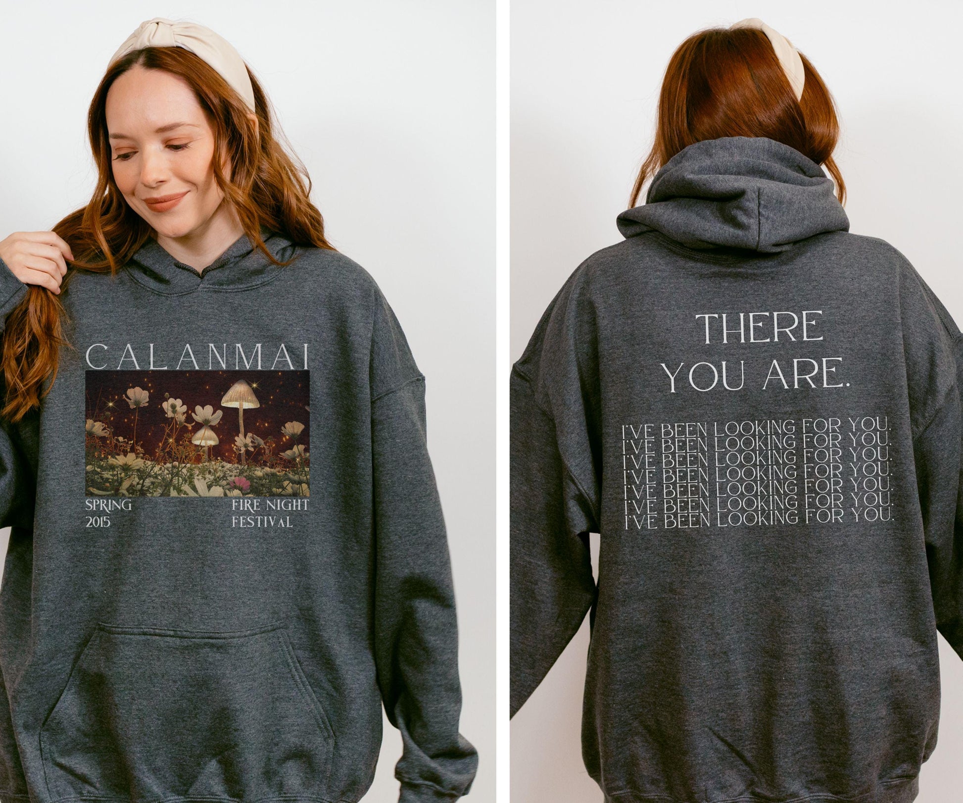 Calanmai Fire Night Festival Hoodie, Officially Licensed SJM Merch, ACOTAR Sweatshirt Rhysand There You Are, Sarah J Maas ACOTAR Merch