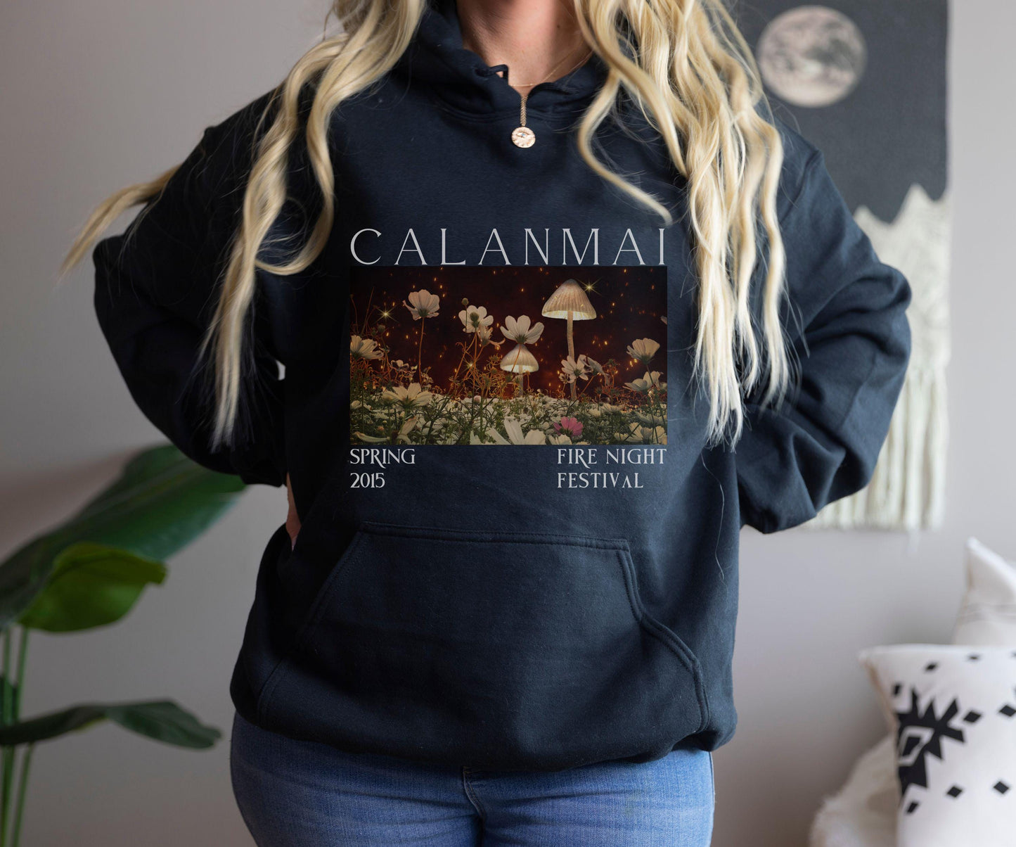 Calanmai Fire Night Festival Hoodie, Officially Licensed SJM Merch, ACOTAR Sweatshirt Rhysand There You Are, Sarah J Maas ACOTAR Merch