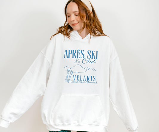 Apres Ski Club Sweatshirt, Velaris Sweatshirt ACOTAR Hoodie, Licensed SJM Merch Valkerie Shirt Bookish Skiing Hoodie Nesta ACOTAR Sweatshirt