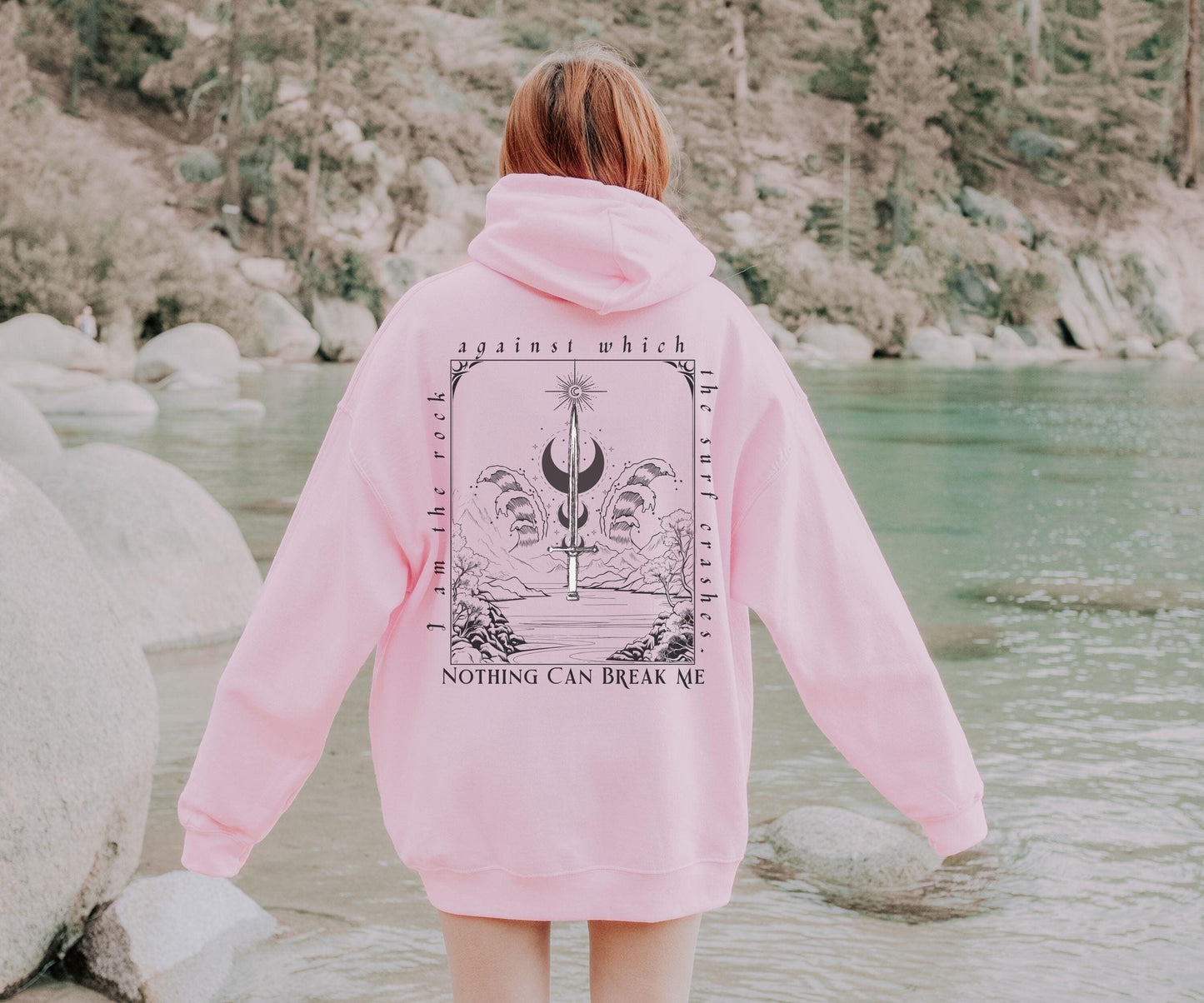 Valkyrie Hoodie, I am the Rock Valkyrie Quote Sweatshirt, Nesta Archeron Hoodie, Licensed SJM Merch ACOSF Hoodie, Sarah J Maas ACOTAR Gifts