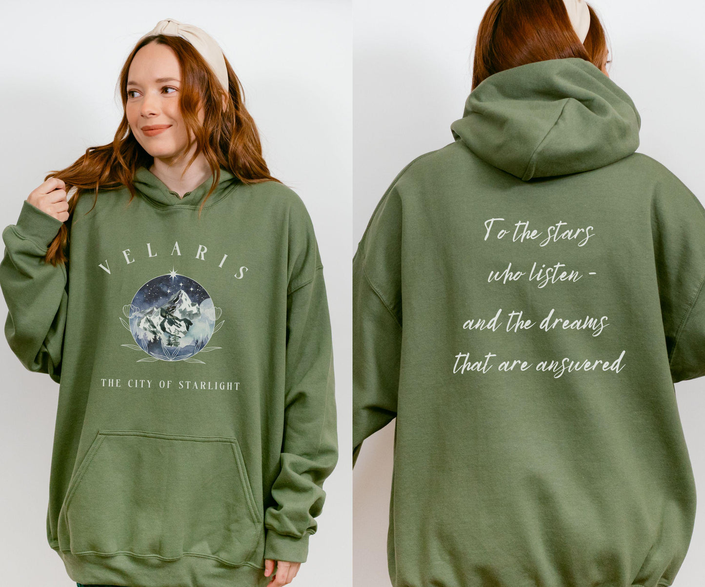 Velaris Hoodie, Officially Licensed SJM Merch Velaris Sweatshirt City of Starlight ACOMAF ACOTAR Shirt Rhysand Quote To The Stars Who Listen