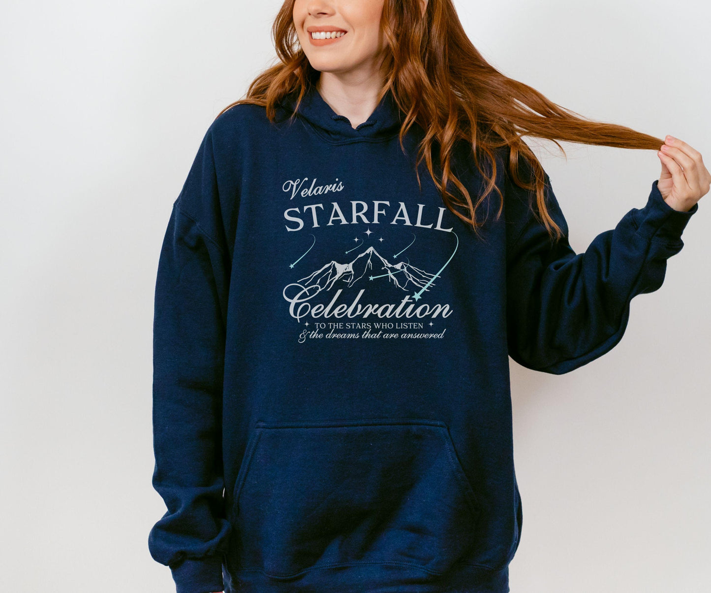 Velaris Hoodie Starfall Celebration Sweatshirt, ACOMAF Sweatshirt Licensed Sarah J Maas Merch, ACOTAR Sweatshirt SJM Romantasy Reader Hoodie