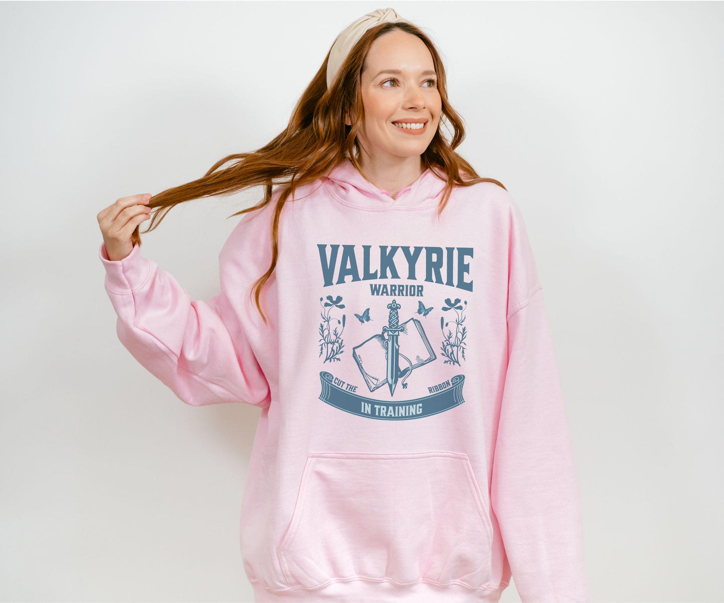 Valkyrie Hoodie Silver Flames, Warrior In Training Licensed SJM Merch, Sarah J Maas Nesta Cassian Velaris Sweatshirt ACOSF ACOTAR Hoodie