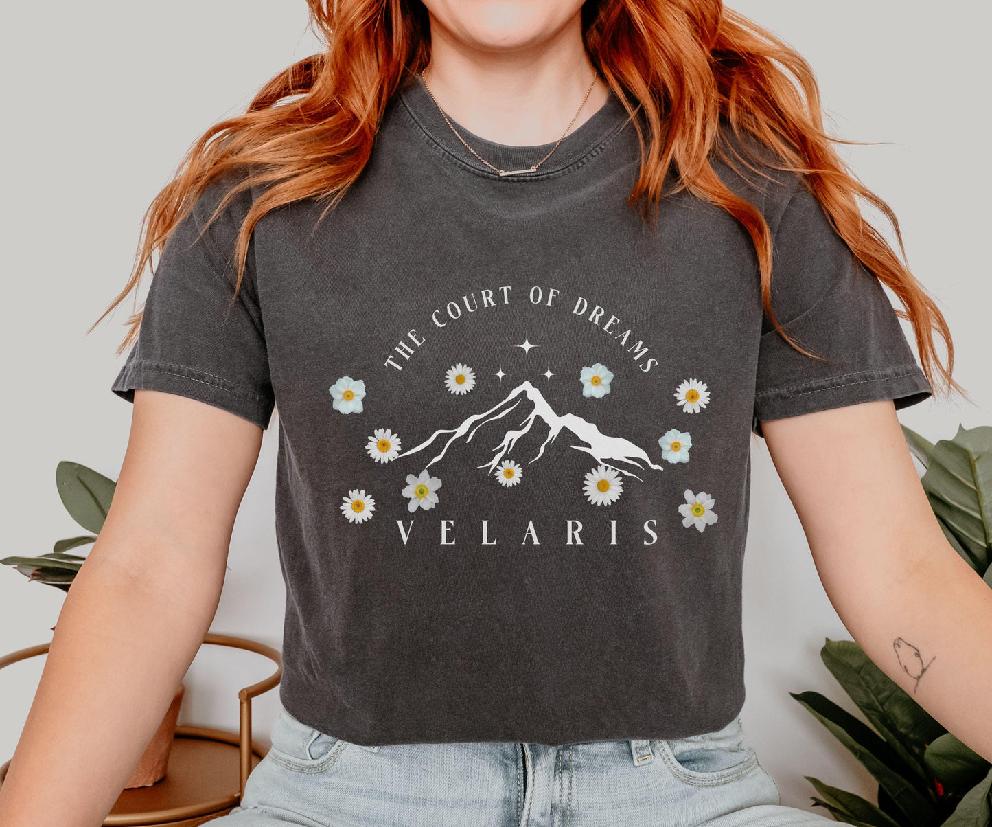 Velaris Shirt Court of Dreams, Licensed Sarah J Maas Shirt, SJM Merch, ACOMAF Tshirt, City of Starlight Floral ACOTAR Shirt Rhysand Feyre