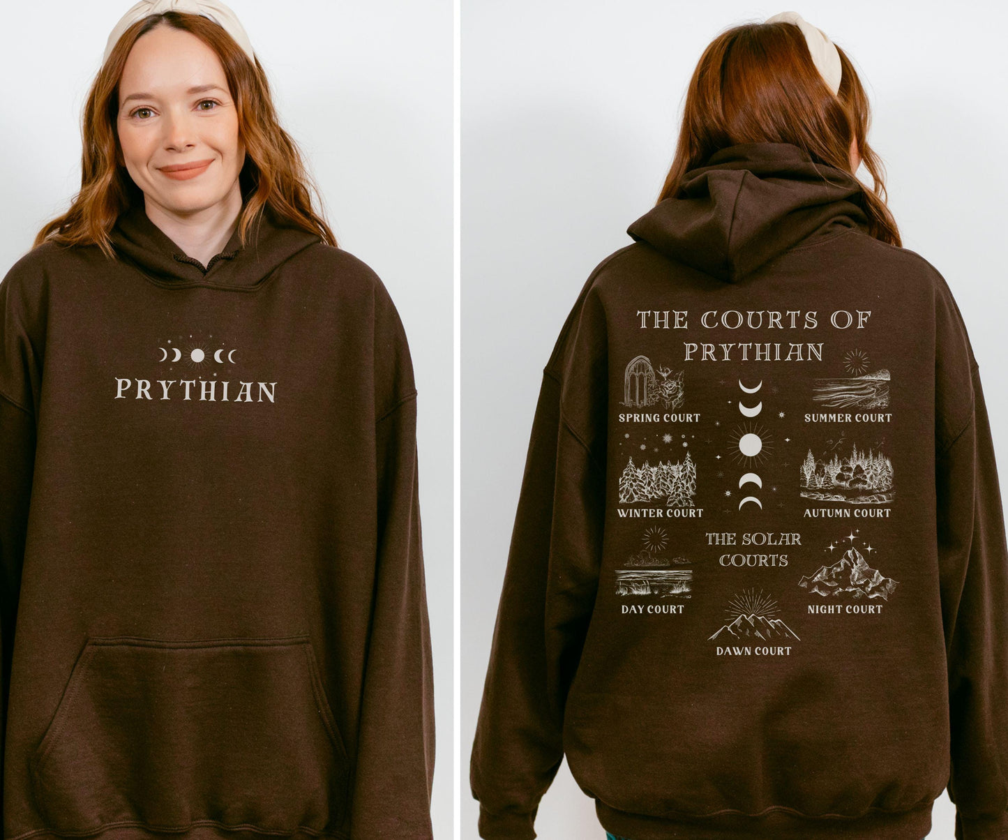 Prythian ACOTAR Hoodie, Officially Licensed Sarah J Maas Merch, A Court of Thorns and Roses SJM Sweatshirt, Fantasy Romance Reading Hoodie