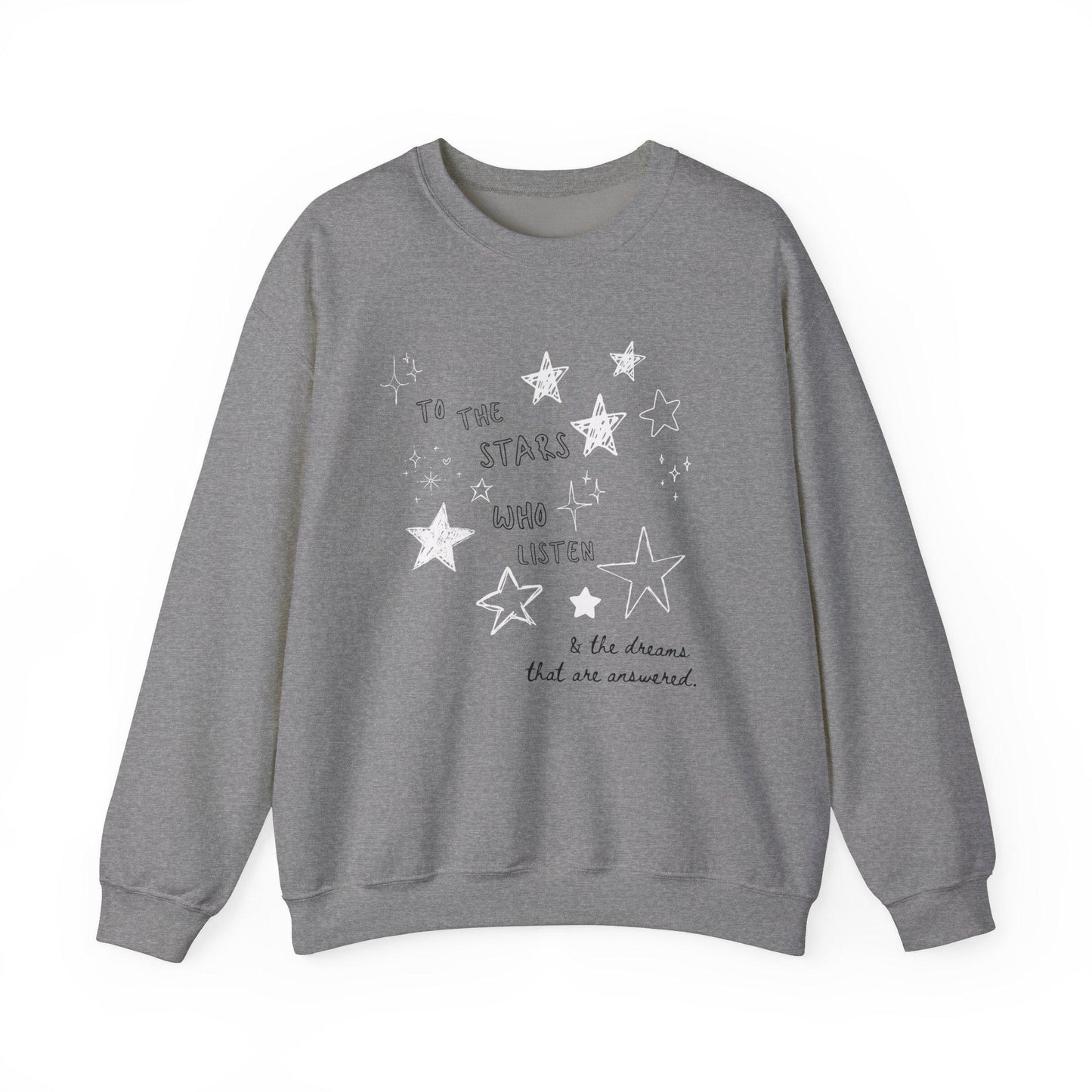 To The Stars Who Listen Velaris Sweatshirt, Starfall ACOMAF Sweatshirt Rhysand and Feyre Licensed ACOTAR SJM Merch Romantasy Reader Crewneck