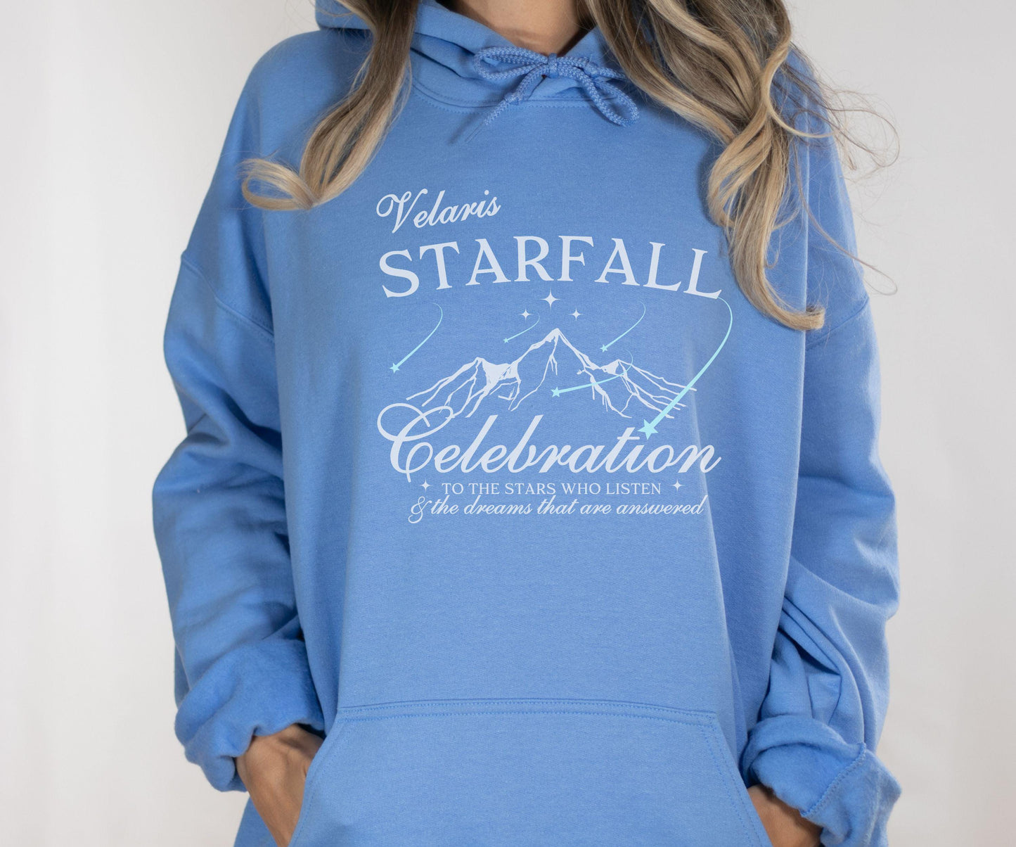 Velaris Hoodie Starfall Celebration Sweatshirt, ACOMAF Sweatshirt Licensed Sarah J Maas Merch, ACOTAR Sweatshirt SJM Romantasy Reader Hoodie