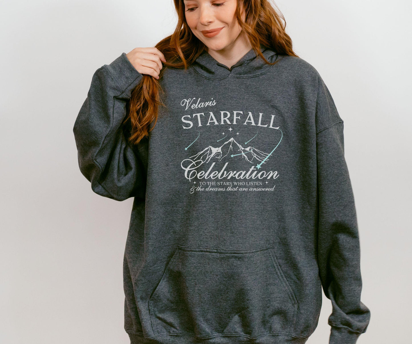 Velaris Hoodie Starfall Celebration Sweatshirt, ACOMAF Sweatshirt Licensed Sarah J Maas Merch, ACOTAR Sweatshirt SJM Romantasy Reader Hoodie