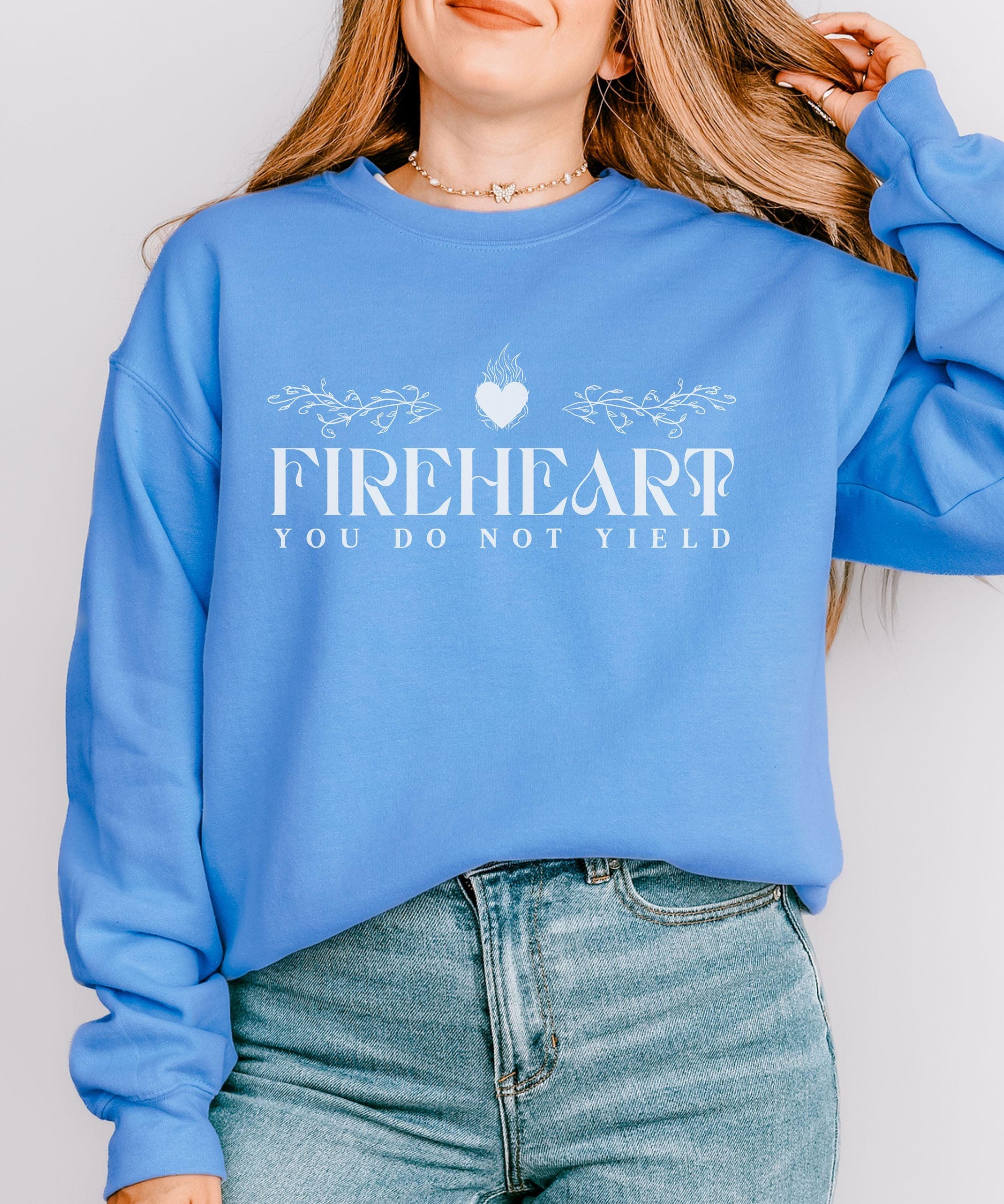 Fireheart Shirt, You Do Not Yield Sweatshirt, Licensed SJM Merch Shirt, Sarah J Maas Sweatshirt, Throne of Glass TOG Kingdom of Ash Shirt