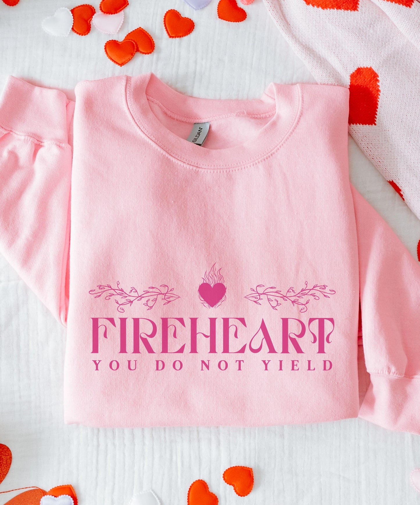 Fireheart Shirt, You Do Not Yield Sweatshirt, Licensed SJM Merch Shirt, Sarah J Maas Sweatshirt, Throne of Glass TOG Kingdom of Ash Shirt