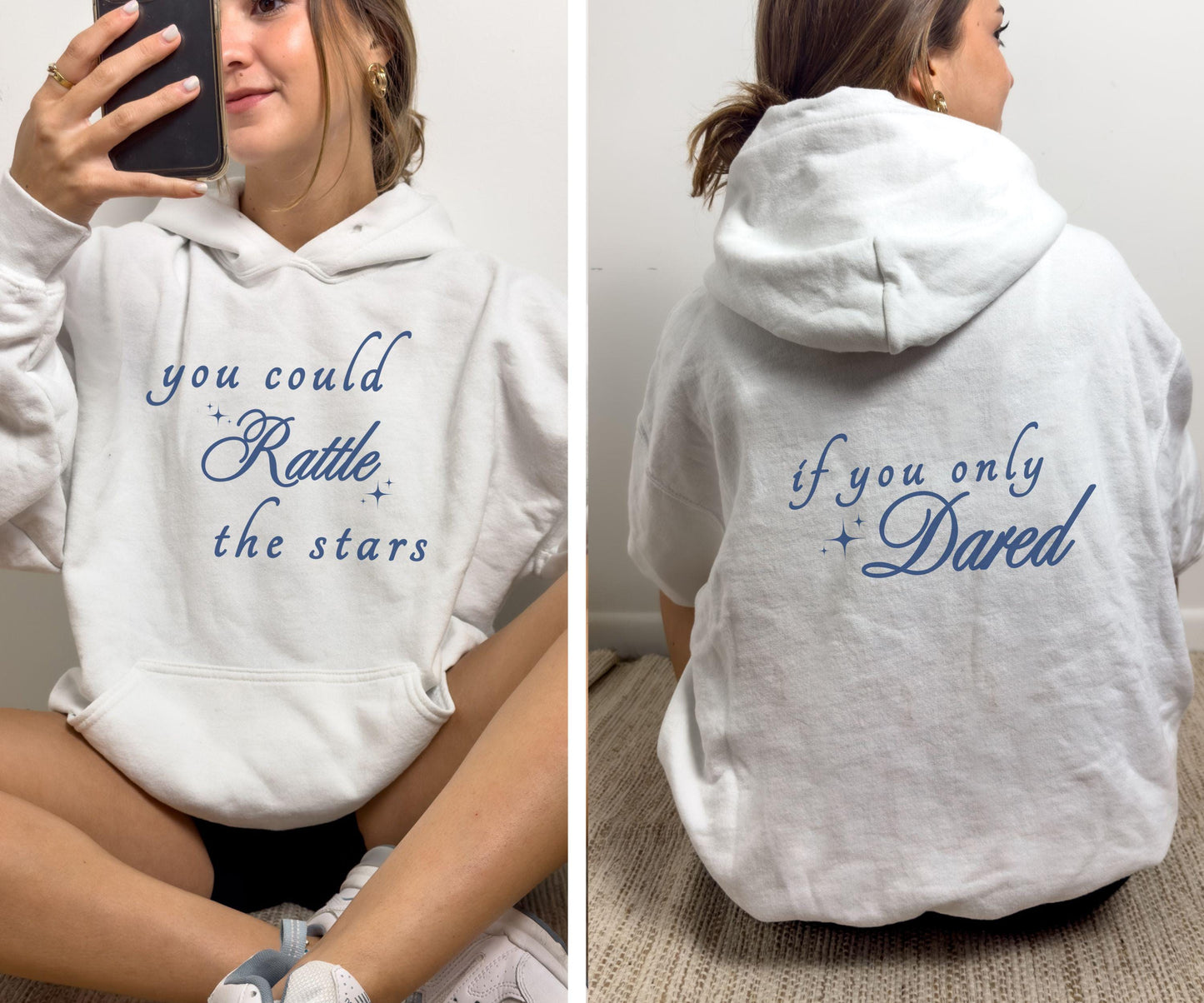 You Could Rattle The Stars Hoodie, Throne of Glass Hoodie Licensed SJM Merch, Fireheart Shirt TOG Aelin Galathynius, Sarah J Maas Sweatshirt