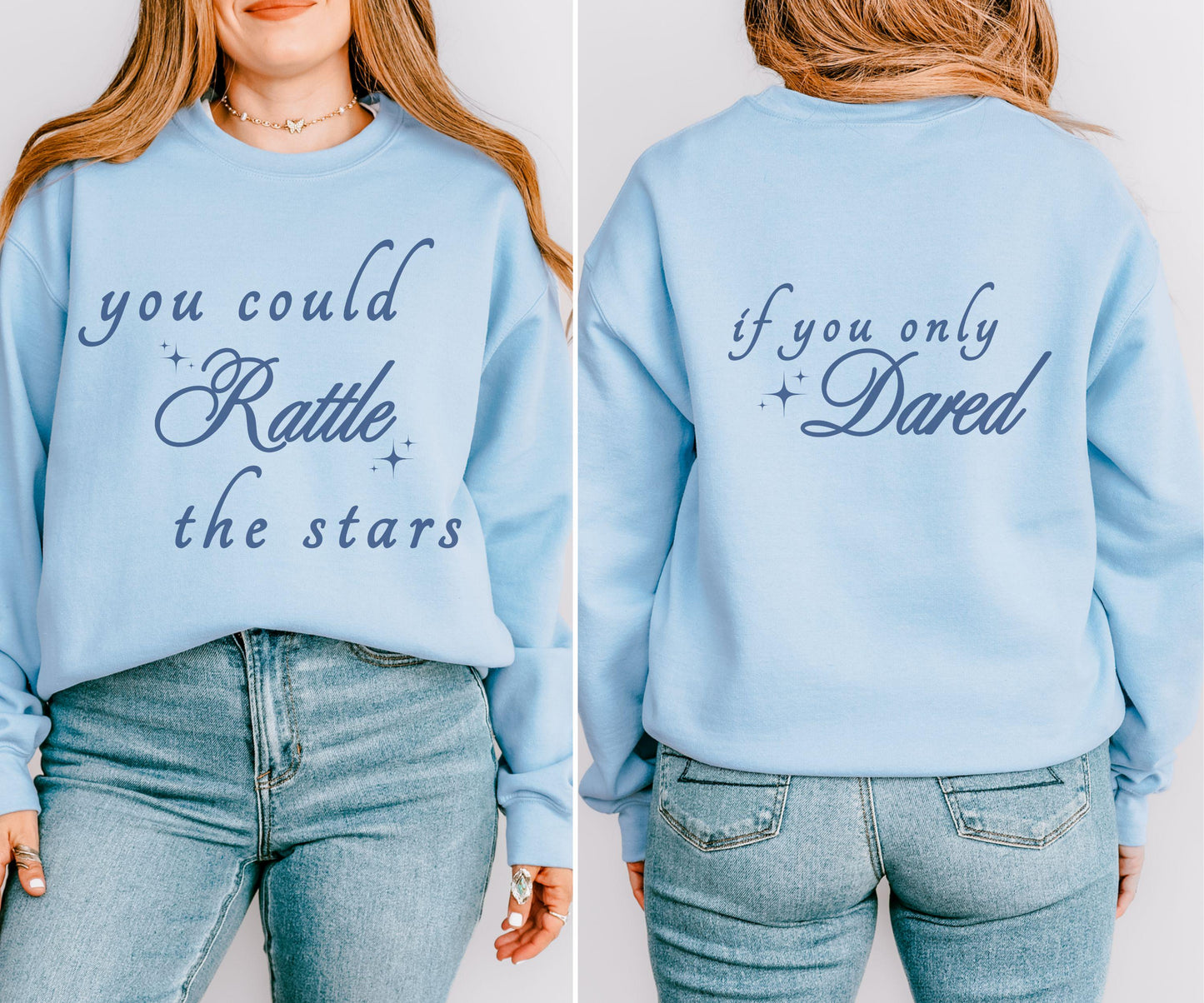 You Could Rattle The Stars Throne of Glass Sweatshirt, Licensed Sarah J Maas Merch, SJM Shirt TOG Fireheart Sweatshirt Aelin Galathynius