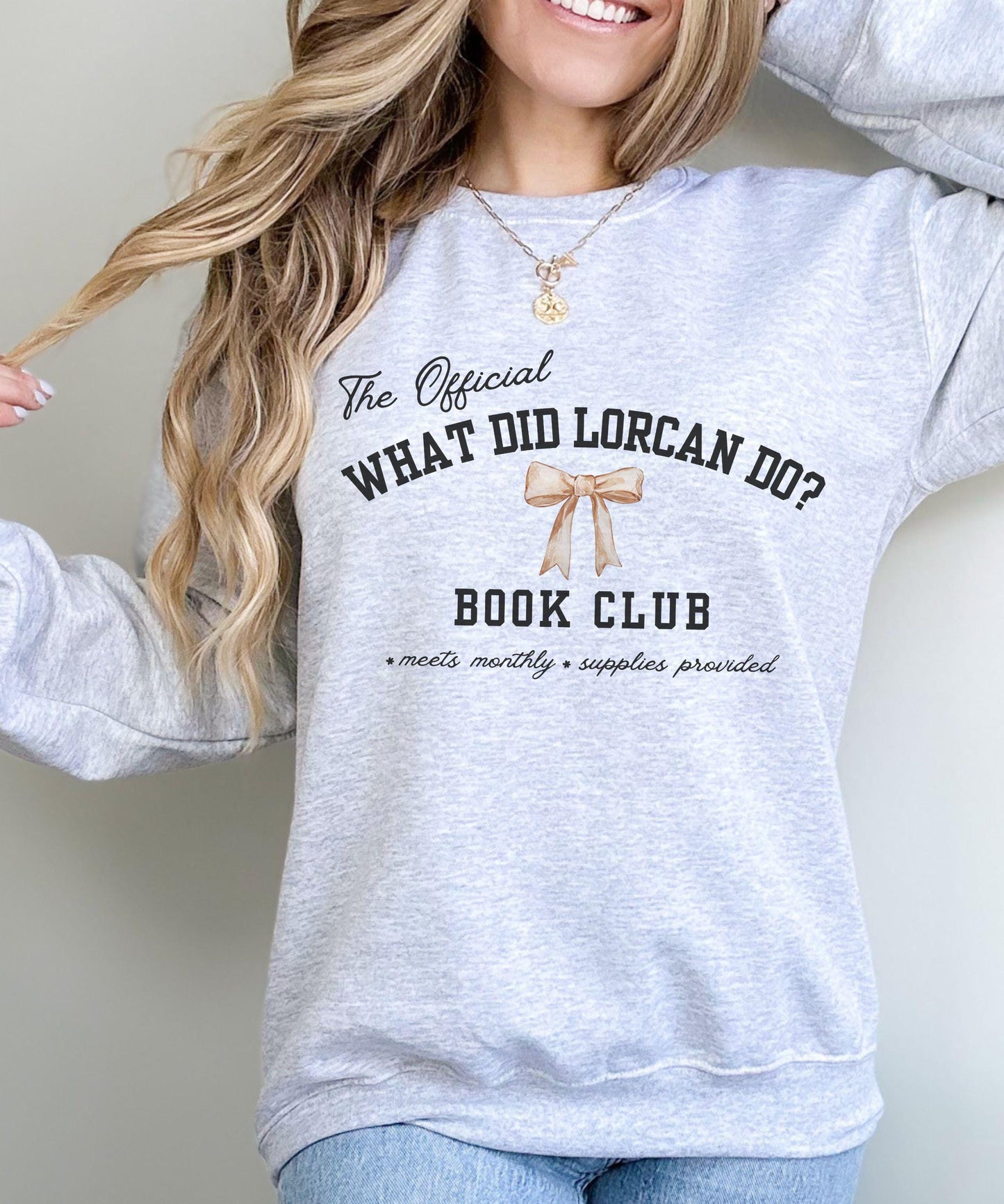 Lorcan Sweatshirt, What Did Lorcan Do Book Club, Throne Of Glass Sweatshirt Licensed SJM Merch, KOA Kingdom of Ash Sarah J Maas Shirt