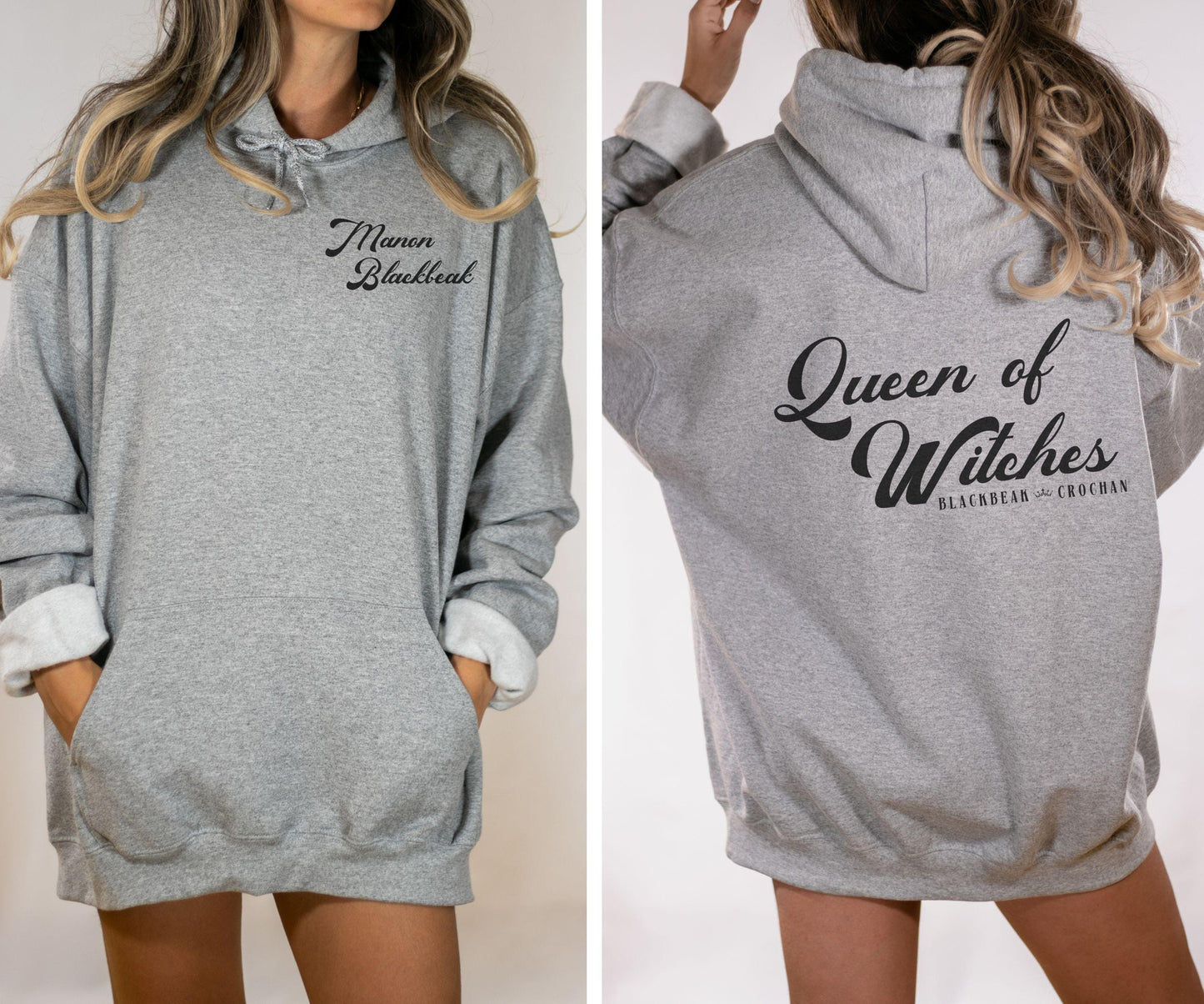 Manon Blackbeak Hoodie, Queen of Witches Licensed SJM Merch, Throne of Glass Kingdom of Ash Hoodie, The Thirteen Crochan TOG KOA Sweatshirt