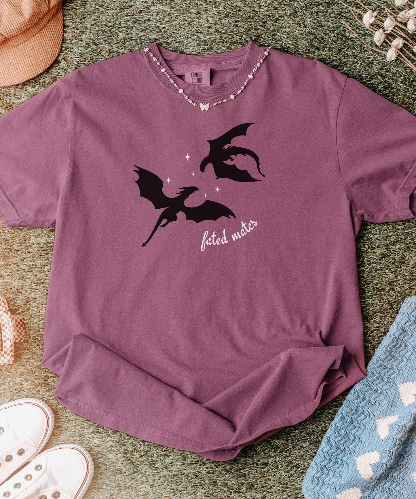 Fated Mates Dragon Shirt, Wyvern Shirt Romantasy Reader Shirt, Fantasy Romance Book Tropes Shirt, Romance Book Merch, Bookish Things