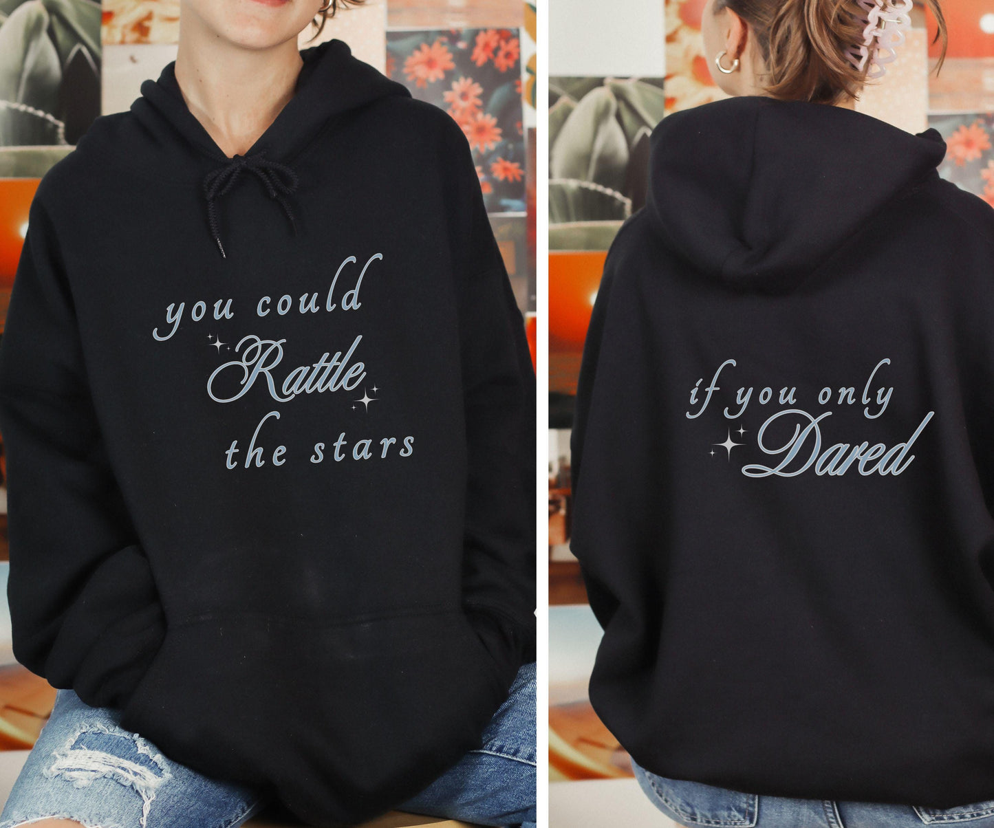 You Could Rattle The Stars Hoodie, Throne of Glass Hoodie Licensed SJM Merch, Fireheart Shirt TOG Aelin Galathynius, Sarah J Maas Sweatshirt