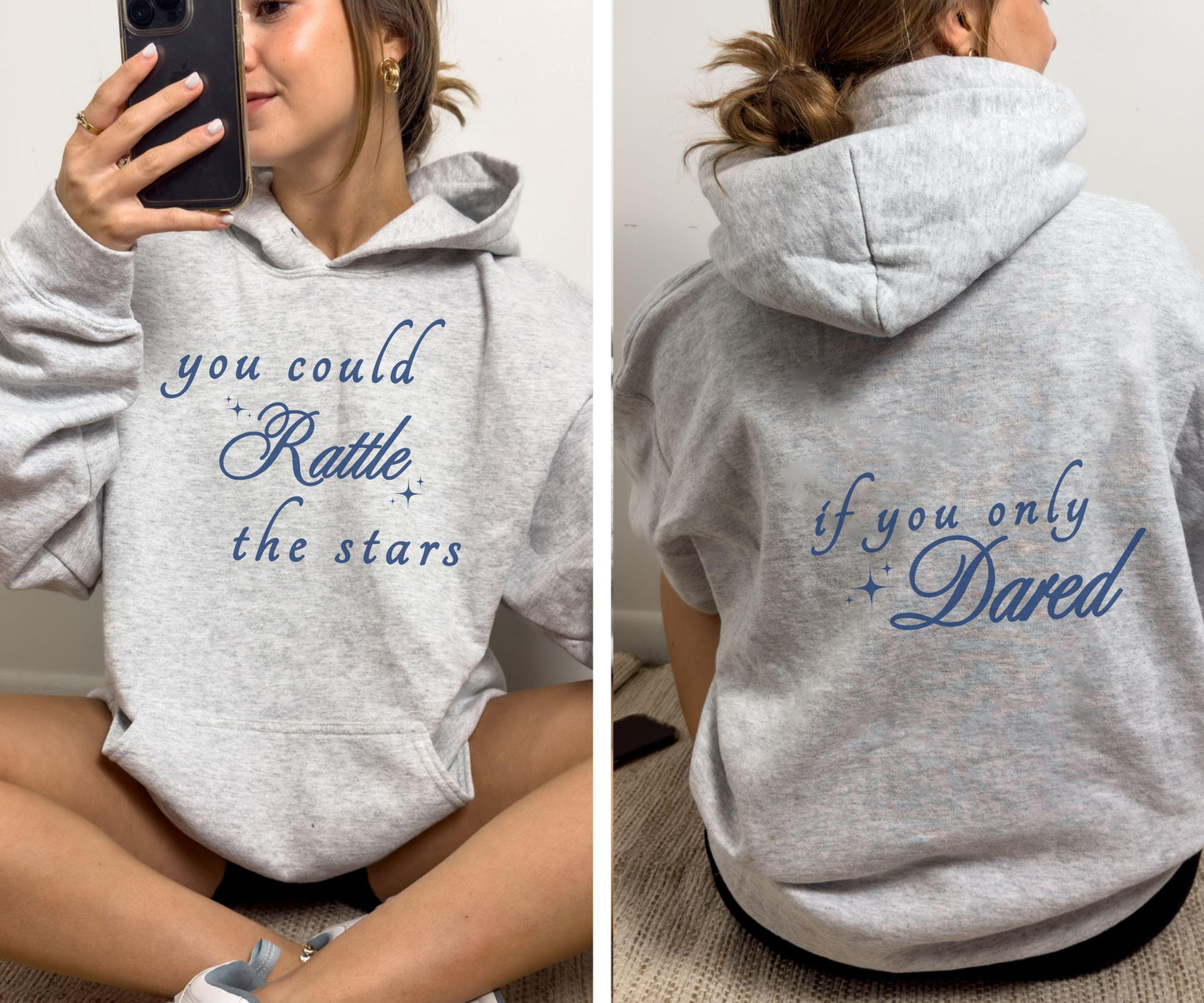 You Could Rattle The Stars Hoodie, Throne of Glass Hoodie Licensed SJM Merch, Fireheart Shirt TOG Aelin Galathynius, Sarah J Maas Sweatshirt