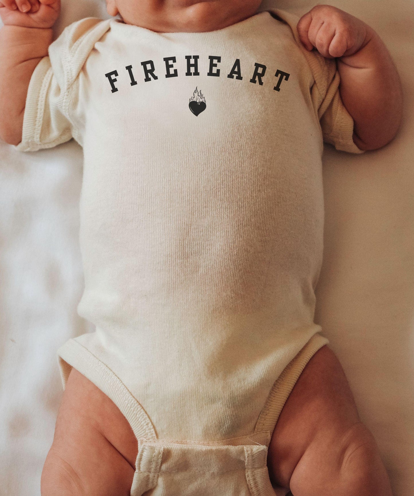 Fireheart Baby Bodysuit, Licensed SJM Merch Aelin Galathynius Throne of Glass Baby Clothes Sarah J Maas Bookish Baby Gift Kingdom of Ash