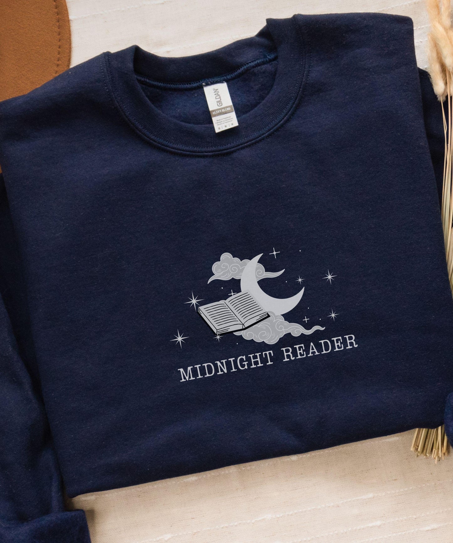 Midnight Reader Sweatshirt One More Chapter Booktrovert Shirt Late Night Reader Homebody Sweatshirt Romantasy Reader Sweatshirt Bookish Love
