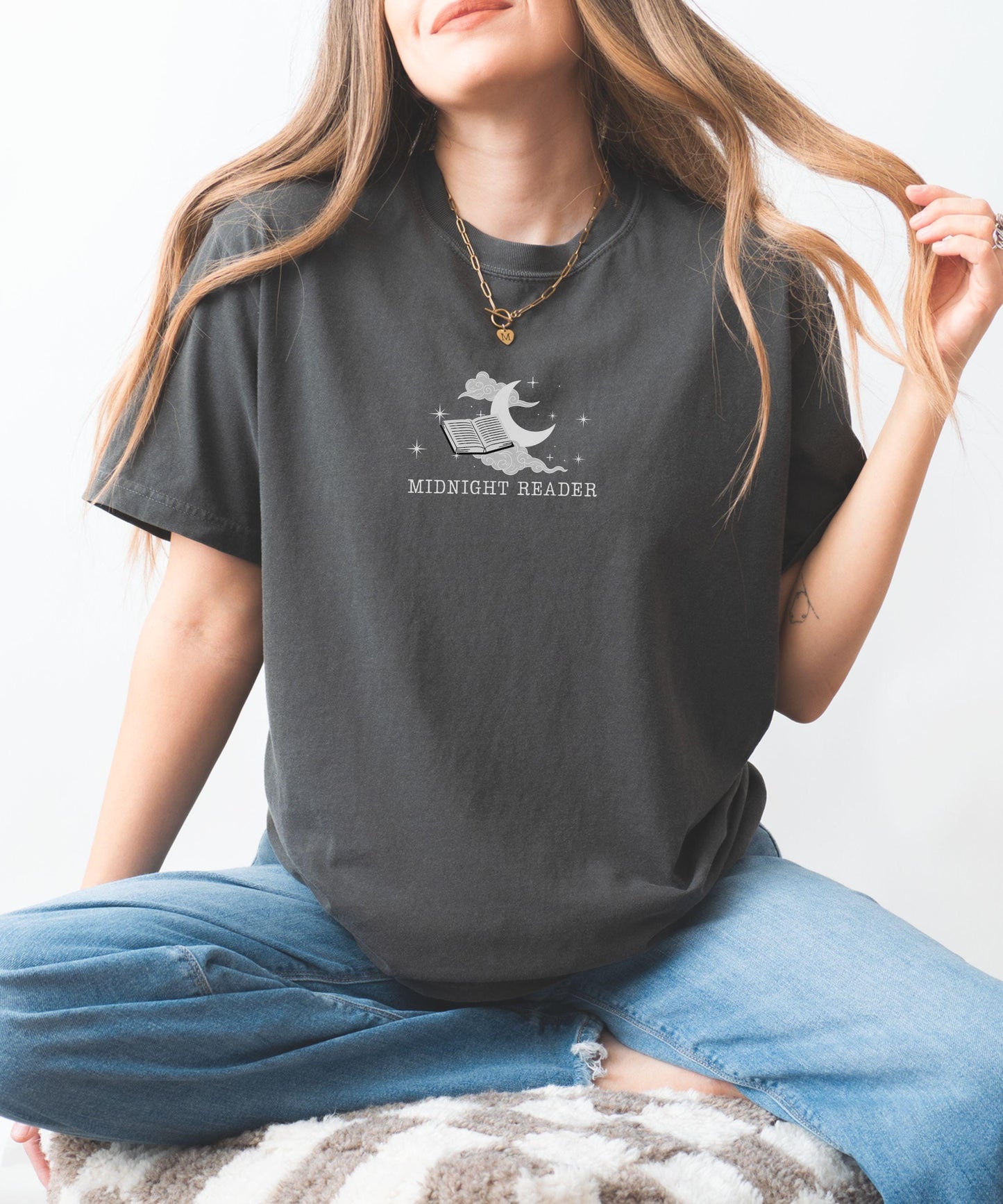 Midnight Reader Shirt, One More Chapter Booktrovert Shirt Late Night Reader, Booktok Merch, Romantasy Reader Shirt Booklover Gifts
