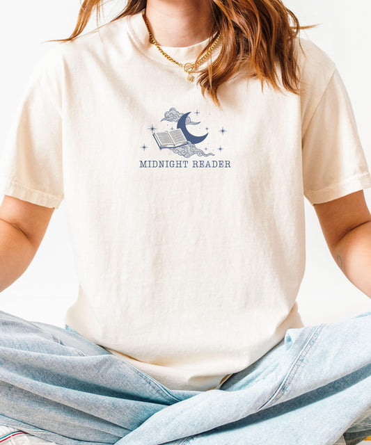 Midnight Reader Shirt, One More Chapter Booktrovert Shirt Late Night Reader, Booktok Merch, Romantasy Reader Shirt Booklover Gifts