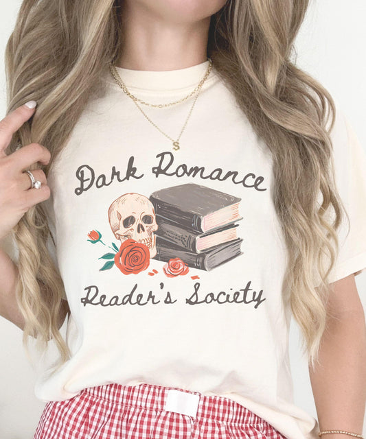 Dark Romance Shirt Book Lover Gift, Romance Book Merch Bookish Things Romantasy Merch Morally Grey Book Club Spicy Books Smut Reader Shirt