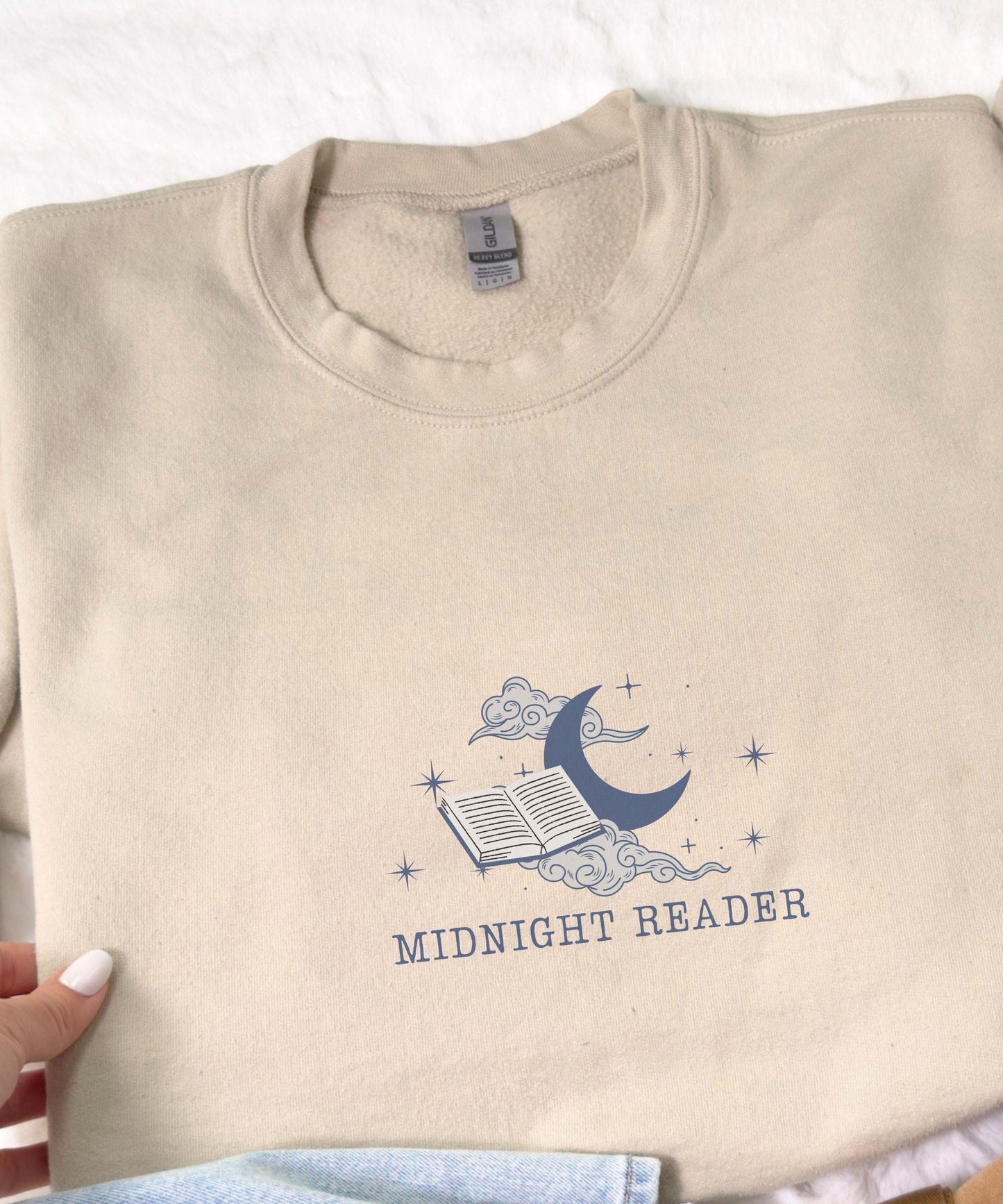 Midnight Reader Sweatshirt One More Chapter Booktrovert Shirt Late Night Reader Homebody Sweatshirt Romantasy Reader Sweatshirt Bookish Love