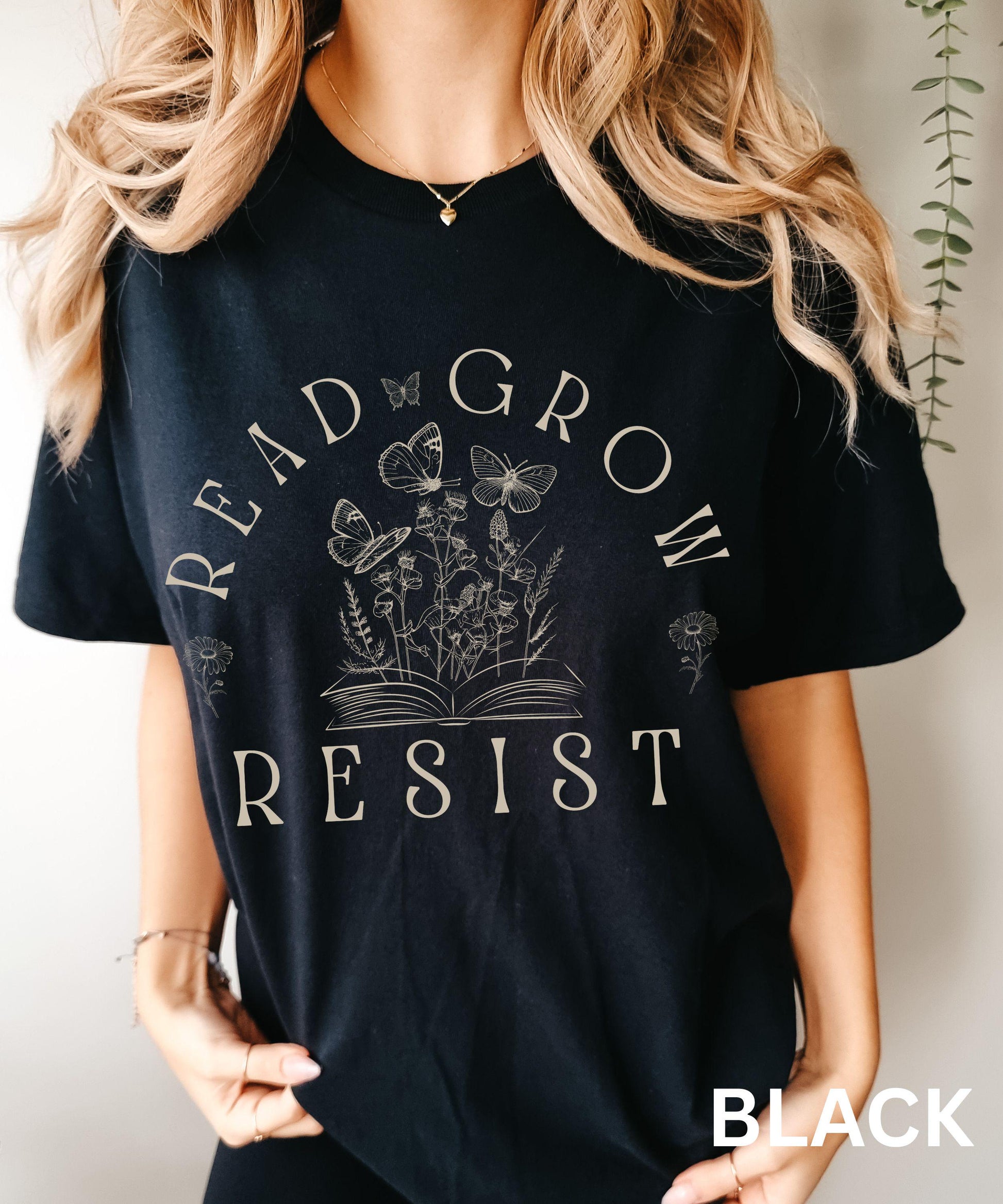 Resist TShirt, Reading Tshirt Banned Books Shirt, Bookish Feminist Shirt, anti maga Booklover Gifts Progressive liberal Reading Shirt