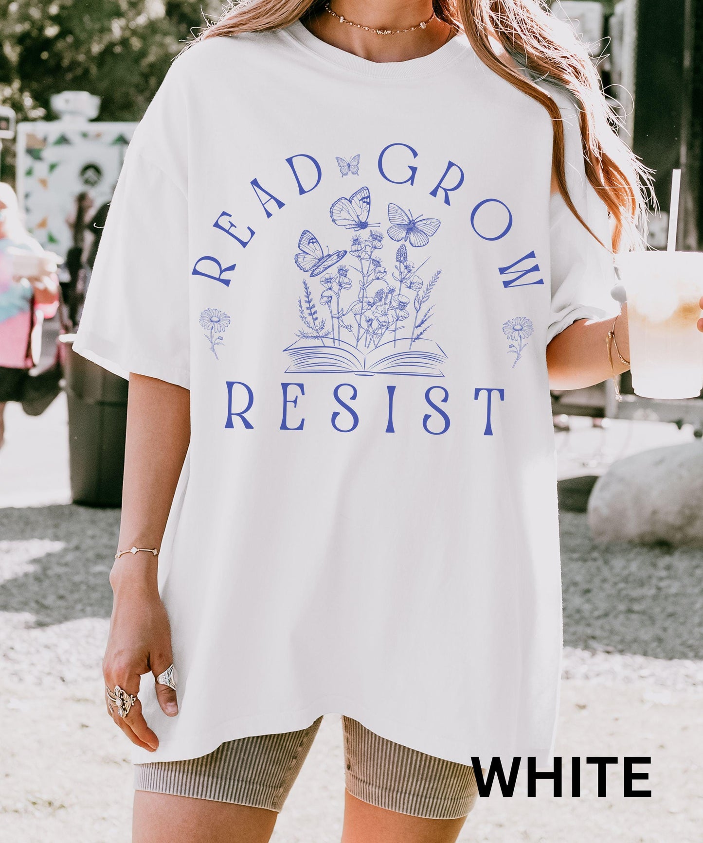 Resist TShirt, Reading Tshirt Banned Books Shirt, Bookish Feminist Shirt, anti maga Booklover Gifts Progressive liberal Reading Shirt