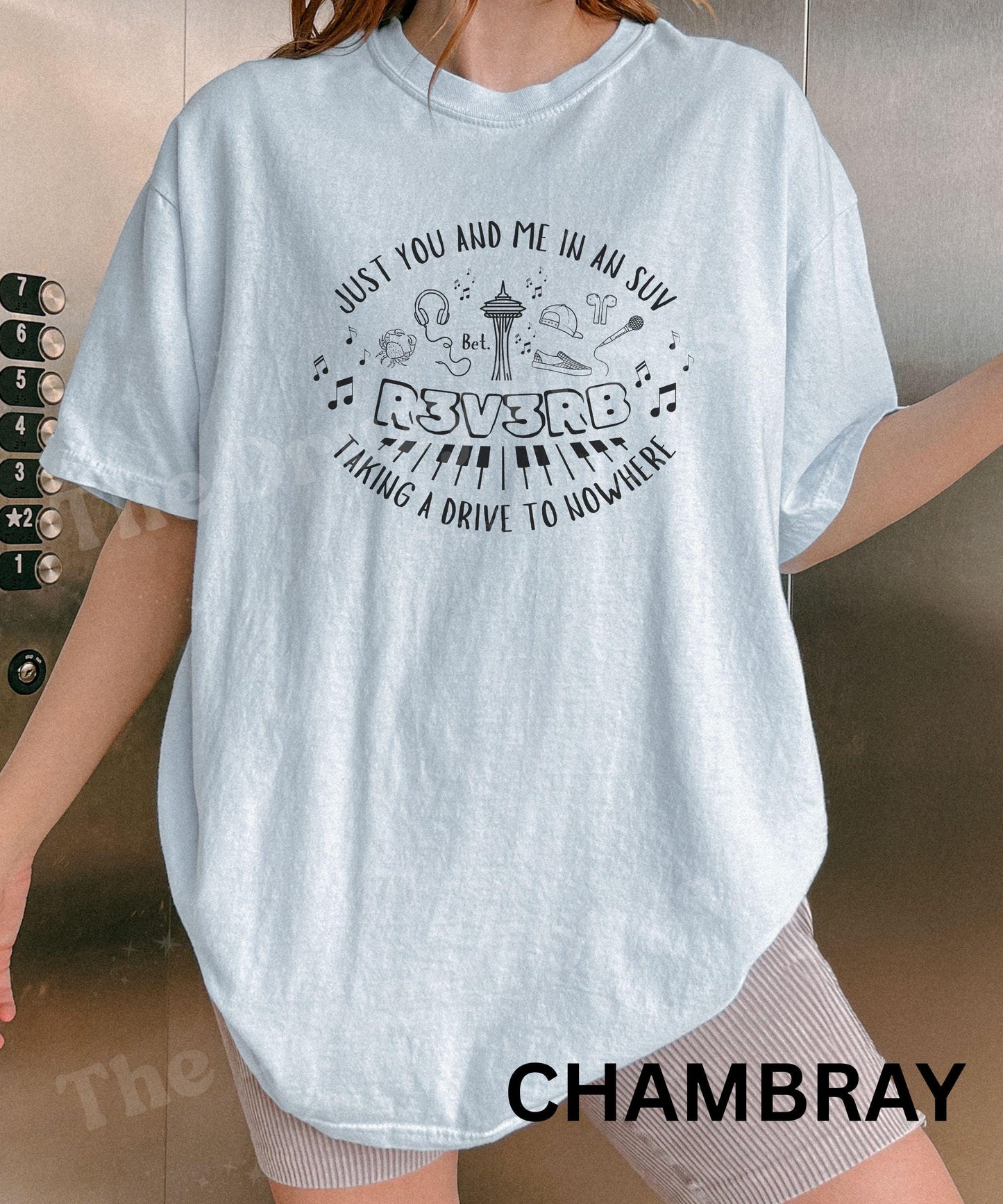 Just You and Me In an SUV, The Bittersweet Symphony Shirt, Reverb Reverse Book Merch, Licensed Kate Stewart Book Merch Easton Crowne Shirt