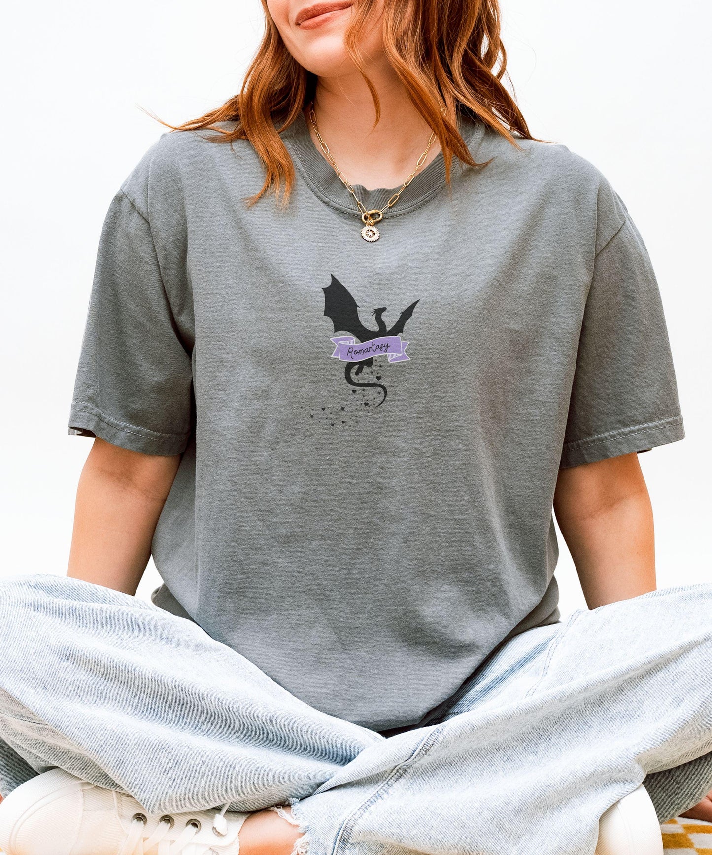 Romantasy Shirt, Dragon Tshirt, Wyvern Shirt, Romance Book Merch, Fantasy Romance Book Shirt Romantasy Apparel, Booklover Gifts