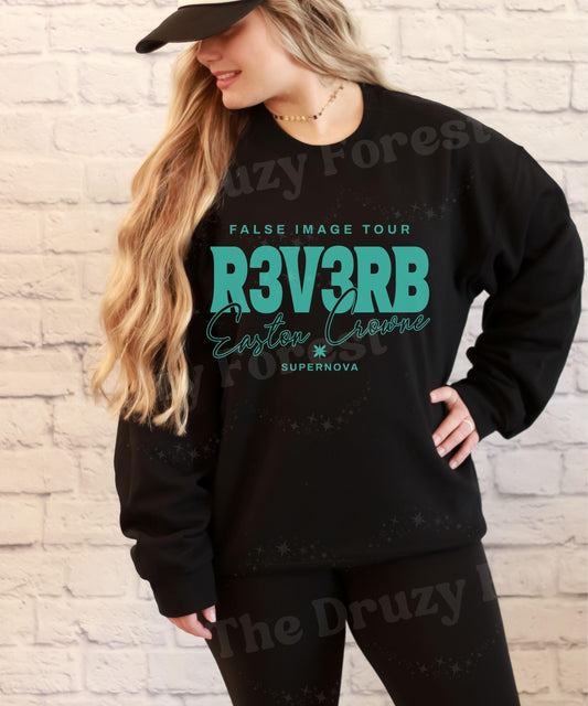Easton Crowne Supernova Reverb Sweatshirt, Reverse Kate Stewart Licensed Book Merch, The Bittersweet Symphony Book Series Merch
