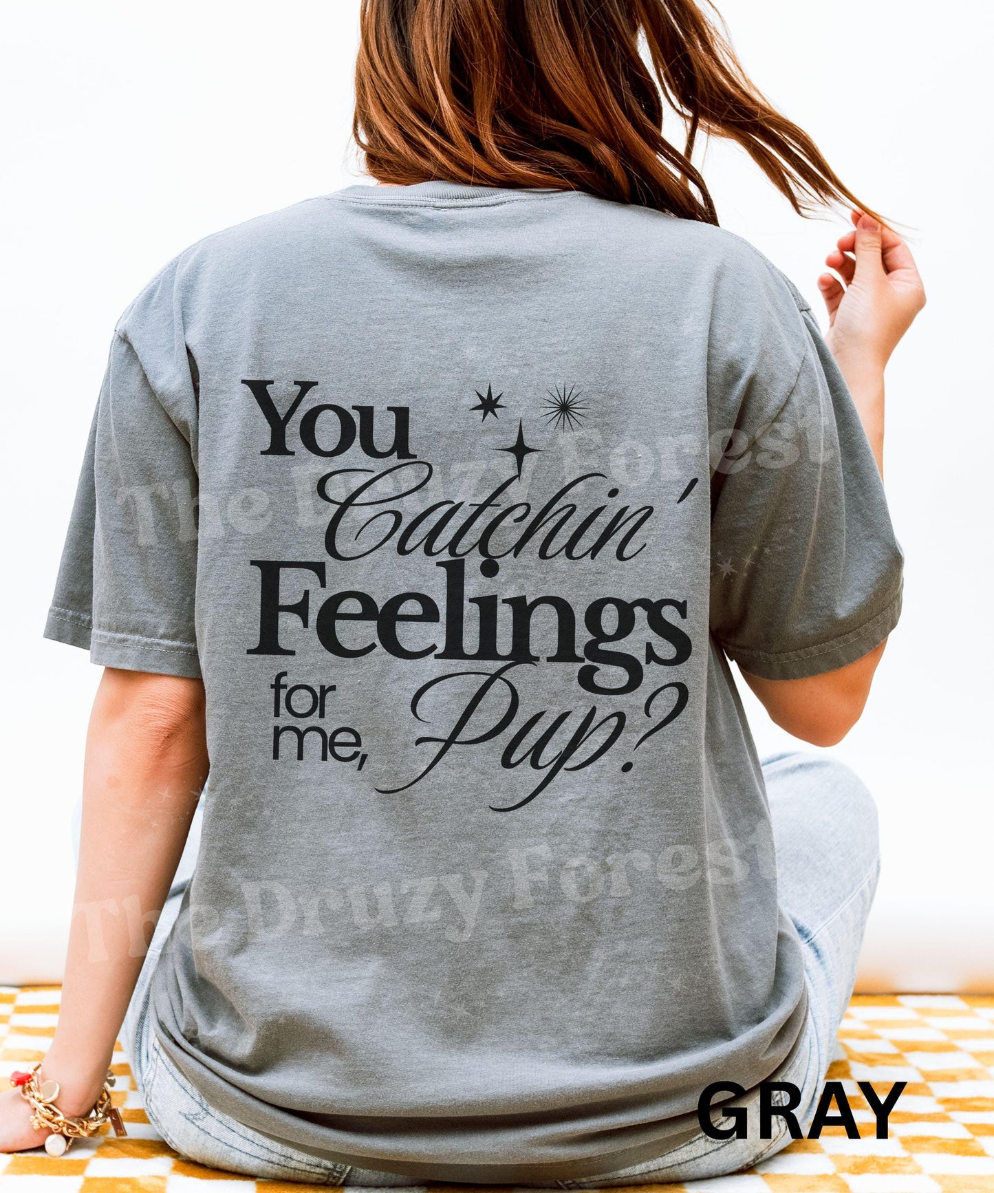 Sean Roberts Shirt, The Ravenhood Book Series, Licensed Kate Stewart Book Merch, You Catchin Feelings For Me Pup Flock Book Quote Tee