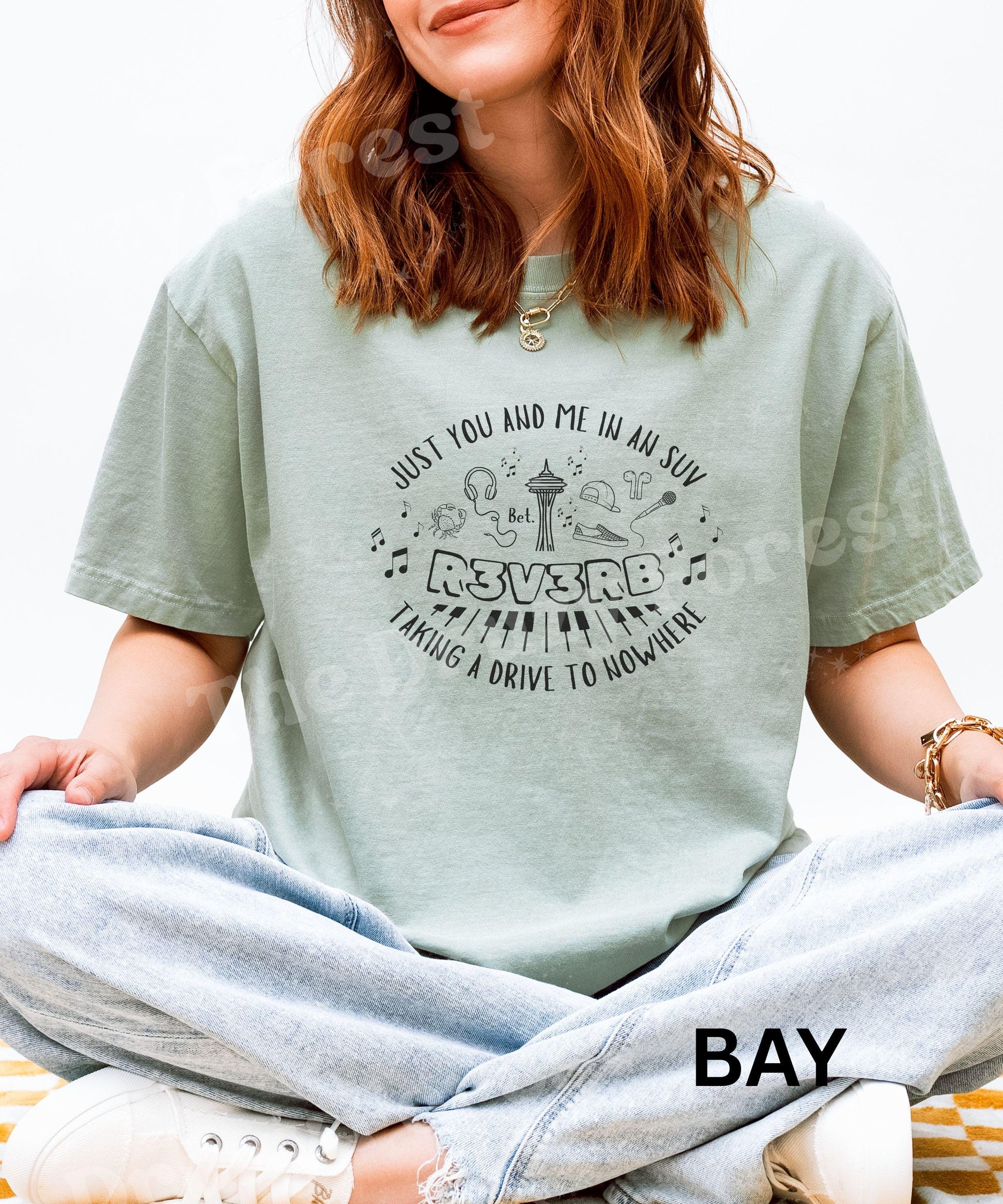 Just You and Me In an SUV, The Bittersweet Symphony Shirt, Reverb Reverse Book Merch, Licensed Kate Stewart Book Merch Easton Crowne Shirt