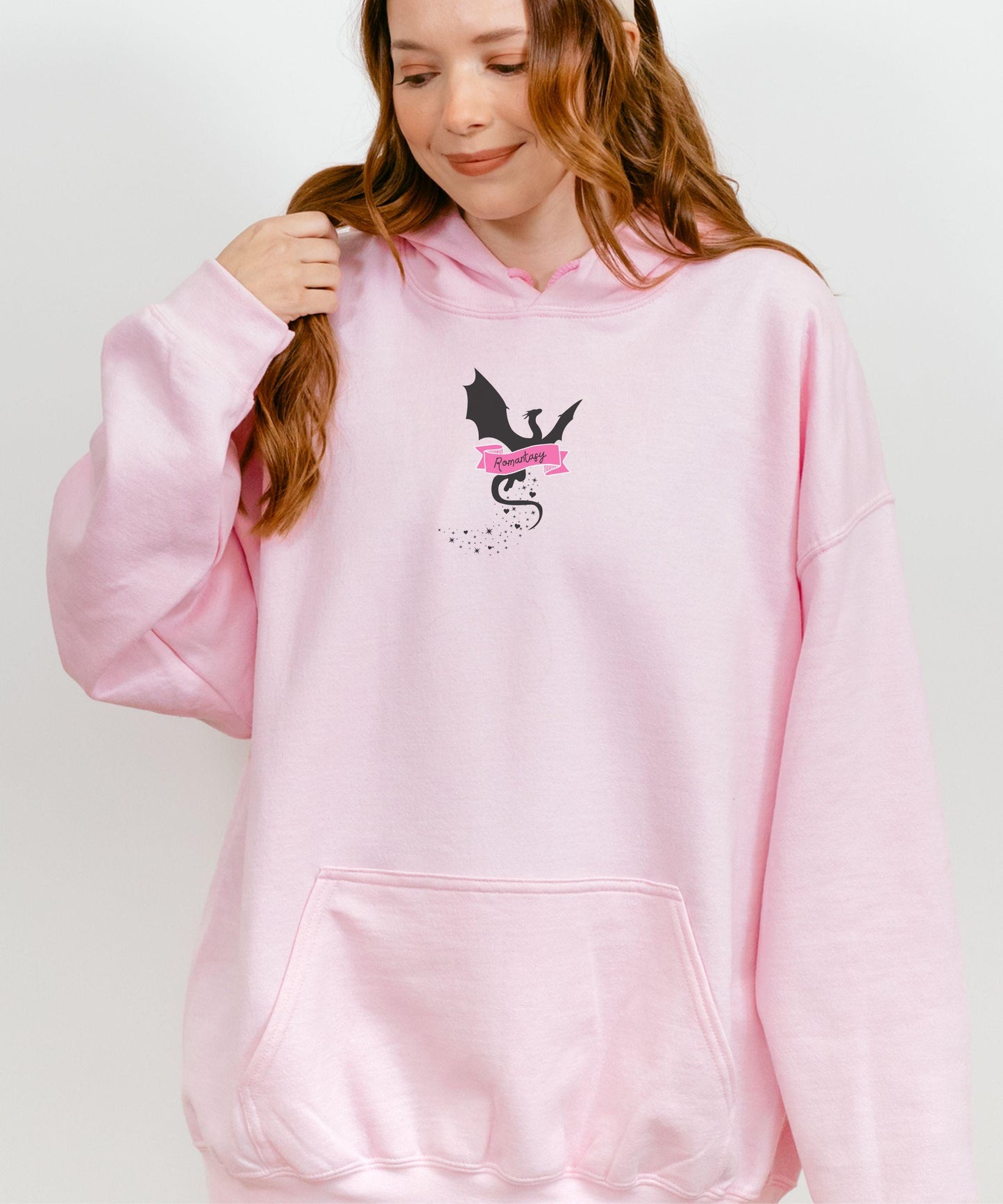 Romantasy Sweatshirt, Book Dragon Sweatshirt, Wyvern Hoodie, Romantasy Merch, Dark Romance Book Merch, Fantasy Romance Reading Hoodie