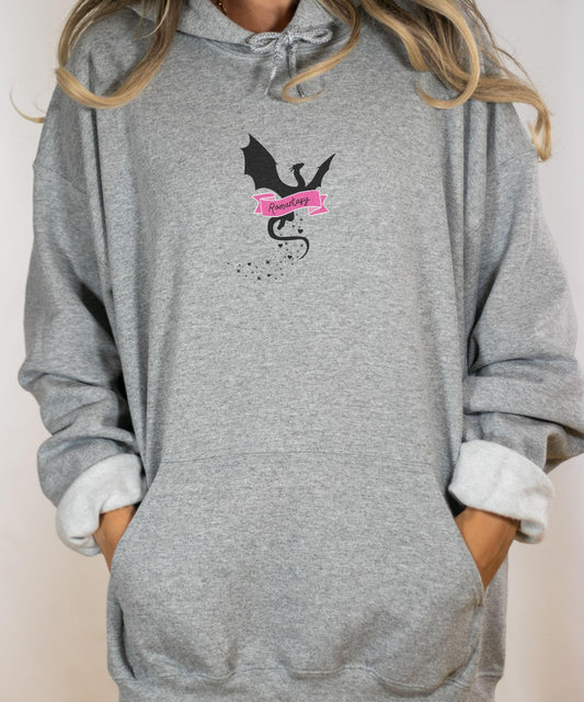 Romantasy Sweatshirt, Book Dragon Sweatshirt, Wyvern Hoodie, Romantasy Merch, Dark Romance Book Merch, Fantasy Romance Reading Hoodie