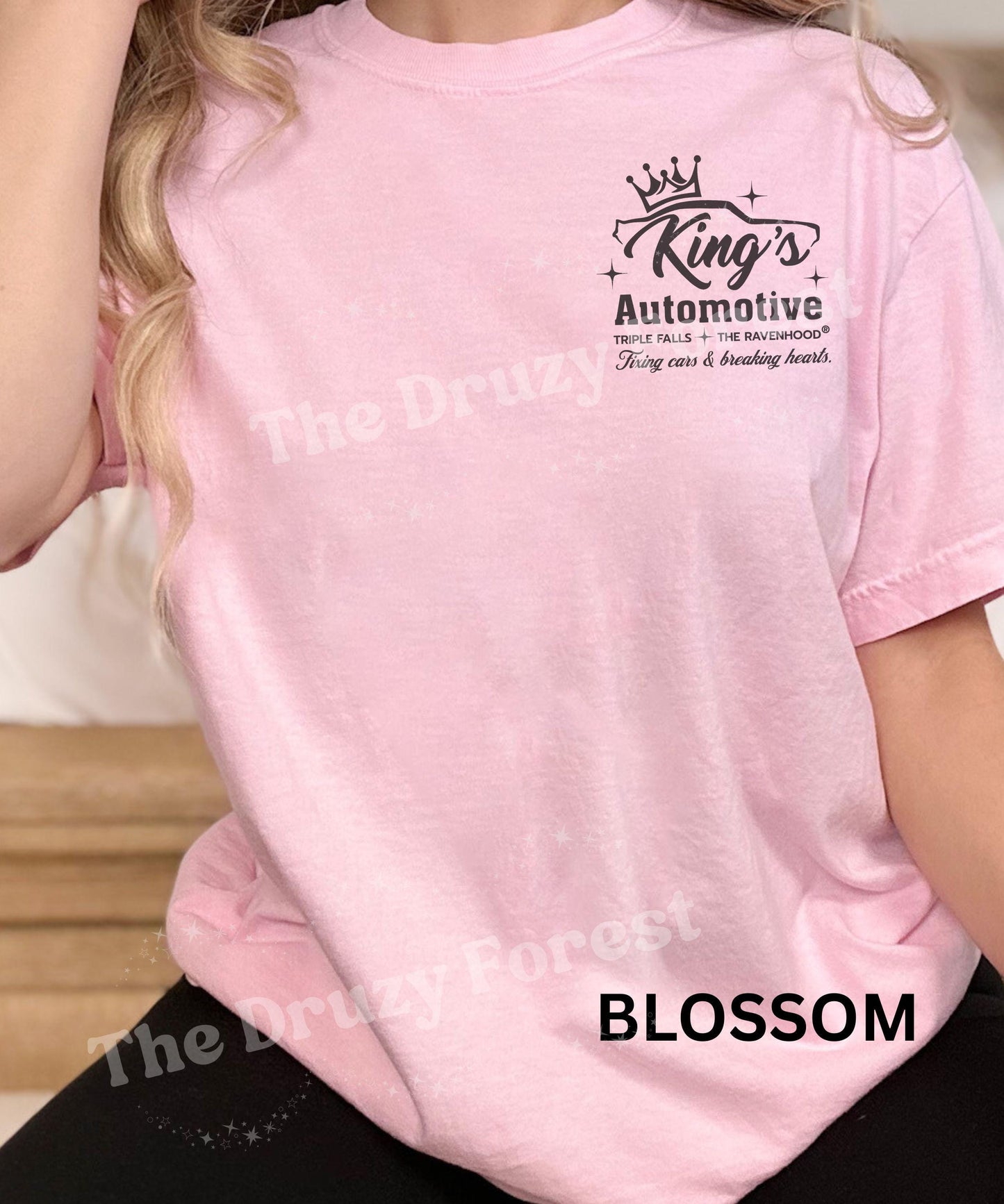 King's Automotive Ravenhood Shirt, Triple Falls Shirt, The Ravenhood Book Series Shirt, Licensed Kate Stewart Book Merch, Exodus Book Merch