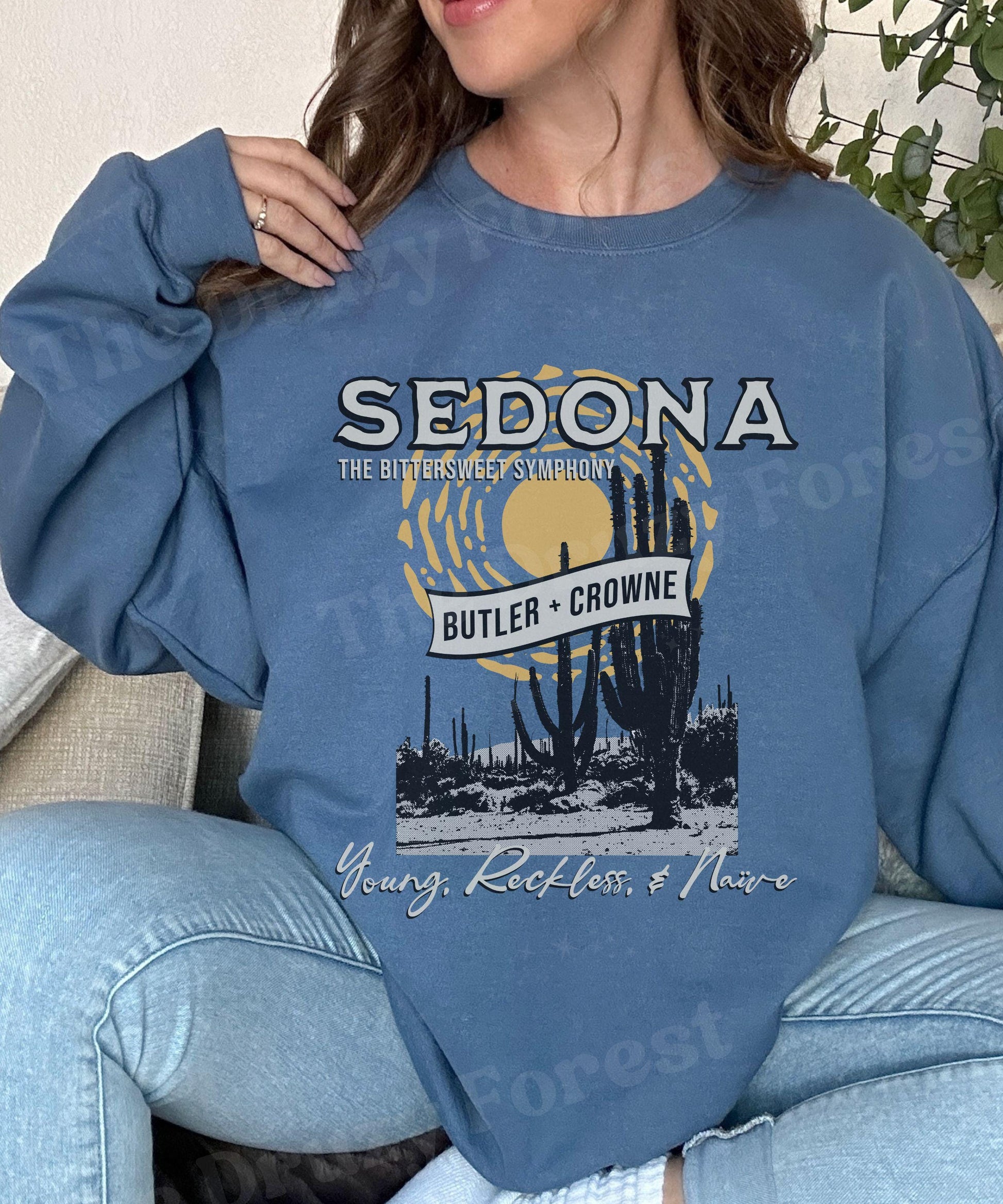 Easton Crowne Sweatshirt, Reverse Kate Stewart Licensed Book Merch, Sedona Butler Crowne Sweatshirt The Bittersweet Symphony Series