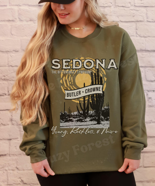 Easton Crowne Sweatshirt, Reverse Kate Stewart Licensed Book Merch, Sedona Butler Crowne Sweatshirt The Bittersweet Symphony Series