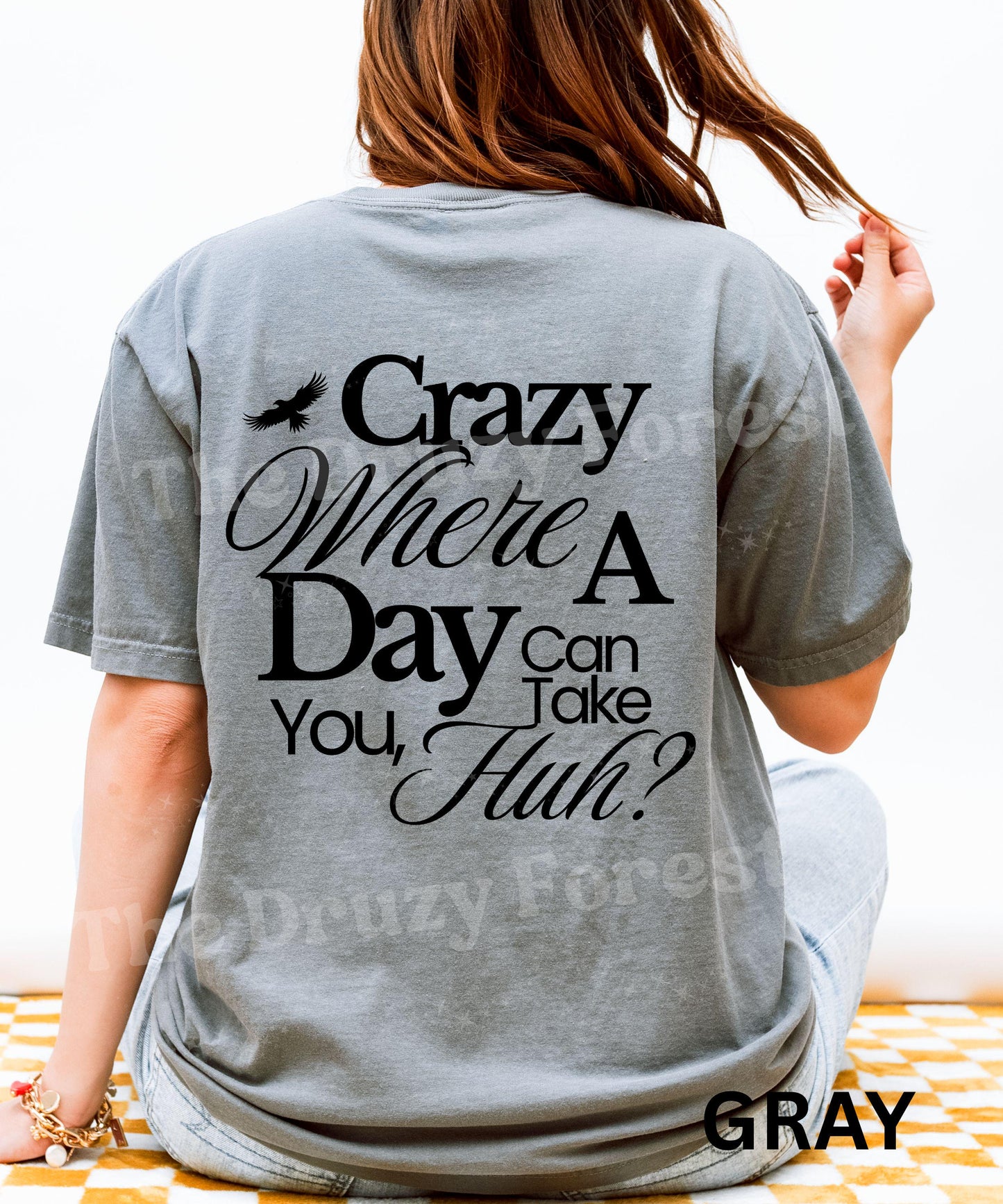Tyler Jennings Shirt, The Ravenhoood Series Shirt, Licensed Kate Stewart Book Merch, Flock Book Quote Tshirt, Crazy Where a Day Can Take You
