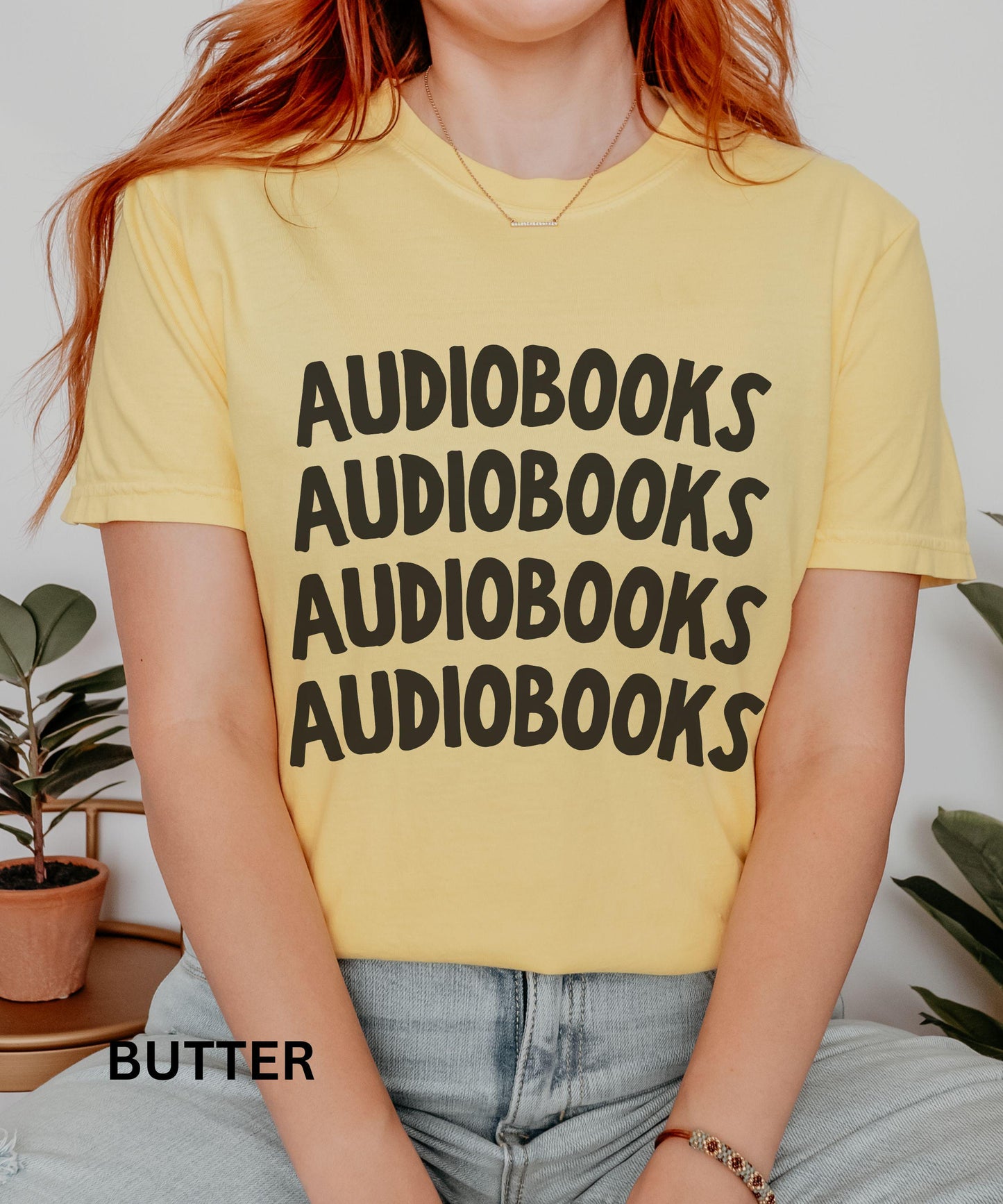 Audiobooks Shirt, Booklover Gifts Shirts for Readers, Audiobook lover Gift Smut Reader Dark Romance Reader Gift Minimalist Downtown Girl Tee