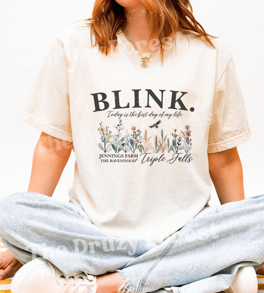 Tyler Jennings Shirt, Licensed Kate Stewart Merch, The Ravenhood Book Series Severed Heart Blink Shirt, Jennings Farm Triple Falls Shirt