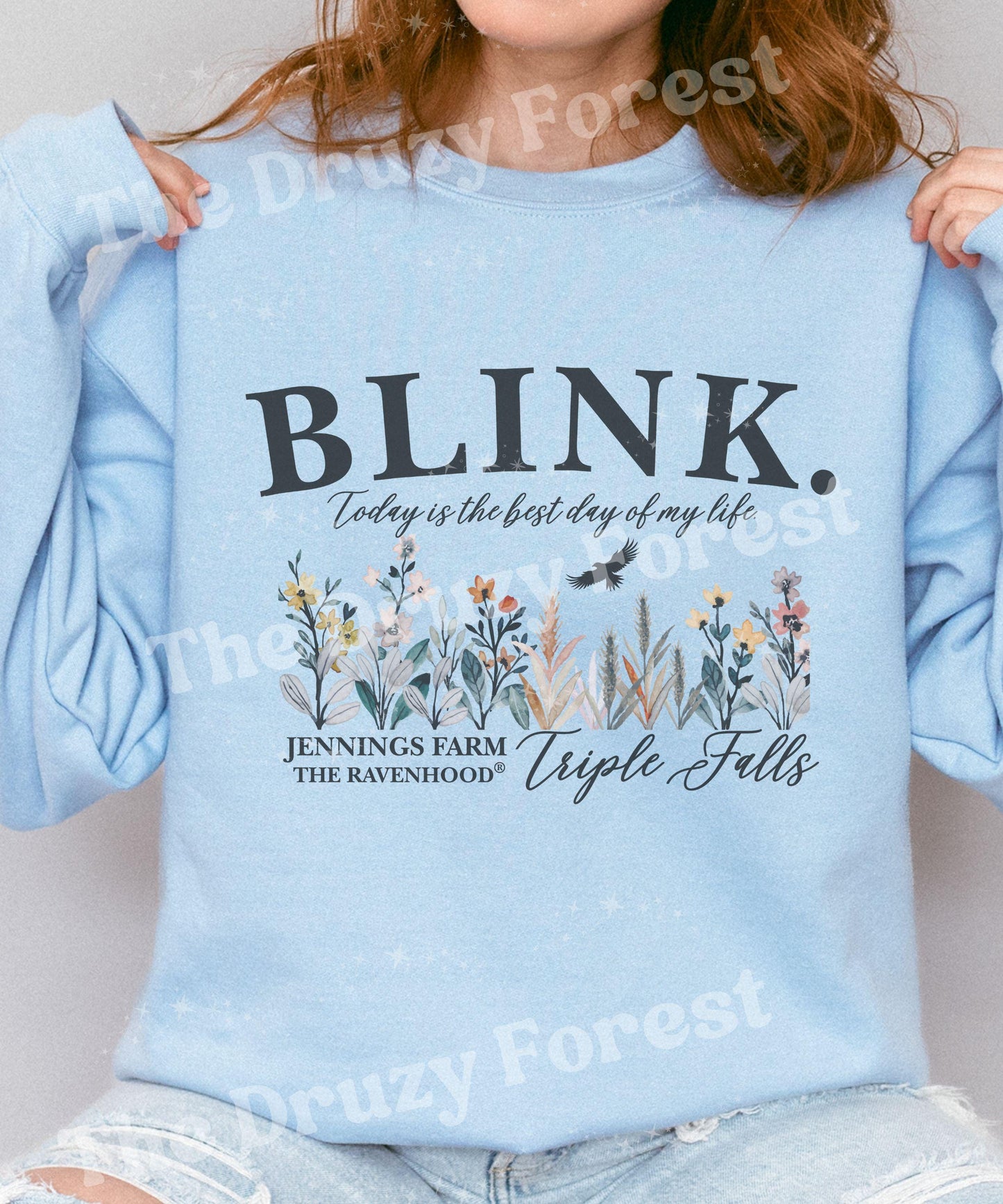 Severed Heart Sweatshirt, Blink Tyler Jennings Sweatshirt, Licensed Kate Stewart Book Merch, The Ravenhood Sweatshirt, Triple Falls Shirt
