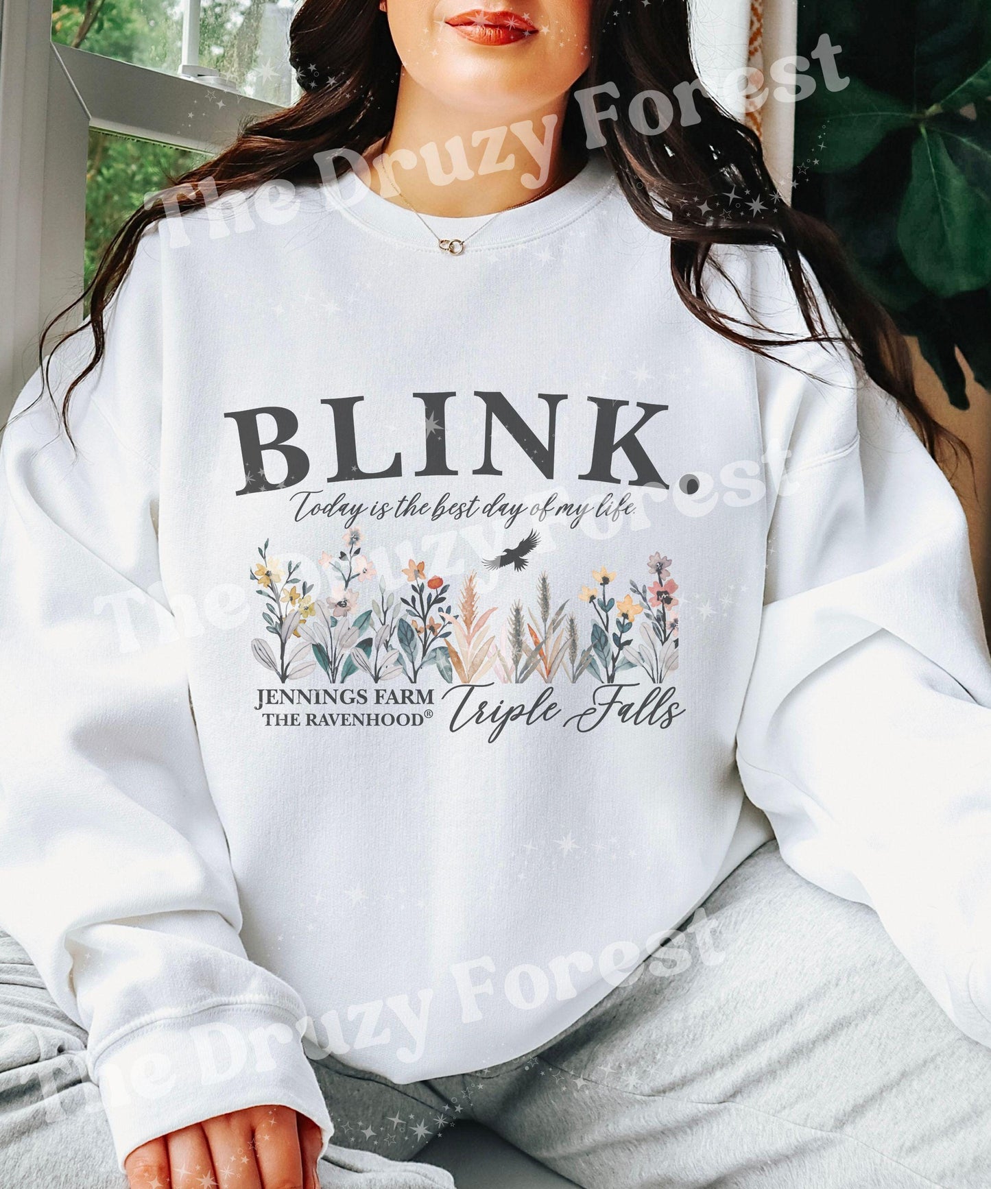 Severed Heart Sweatshirt, Blink Tyler Jennings Sweatshirt, Licensed Kate Stewart Book Merch, The Ravenhood Sweatshirt, Triple Falls Shirt