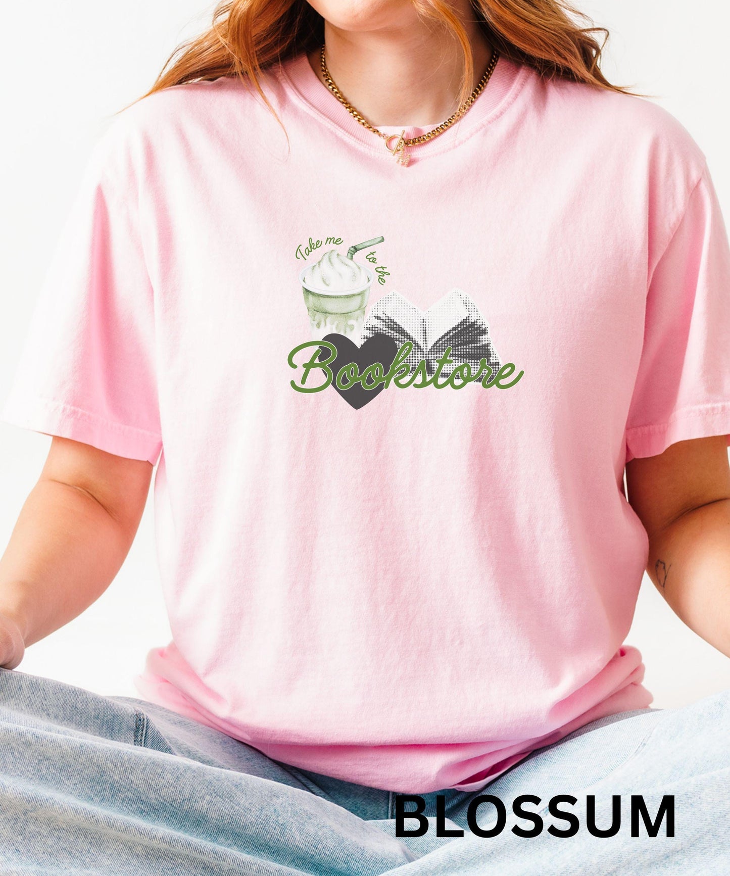 Take Me To The Bookstore Shirt, Matcha Shirt, Booklover Tshirt, Bookish Things Book Store Shirt, Bookstagram Merch, Matcha Latte Tee