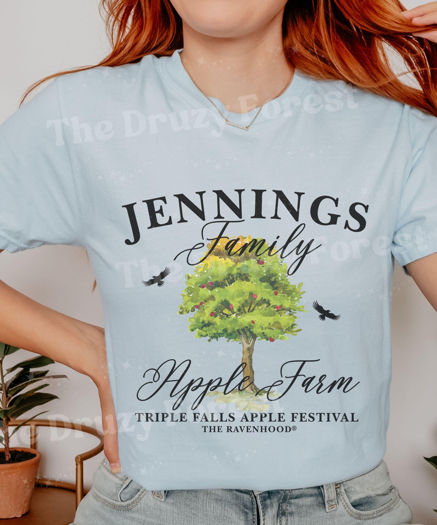 Jennings Family Apple Farm Licensed Kate Stewart Book Merch Shirt, Tyler Jennings The Ravenhood Book Series Severed Heart Triple Falls Shirt