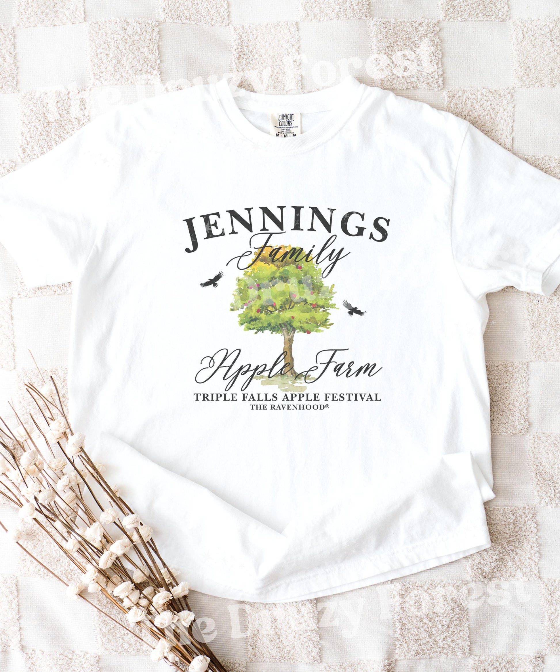Jennings Family Apple Farm Licensed Kate Stewart Book Merch Shirt, Tyler Jennings The Ravenhood Book Series Severed Heart Triple Falls Shirt